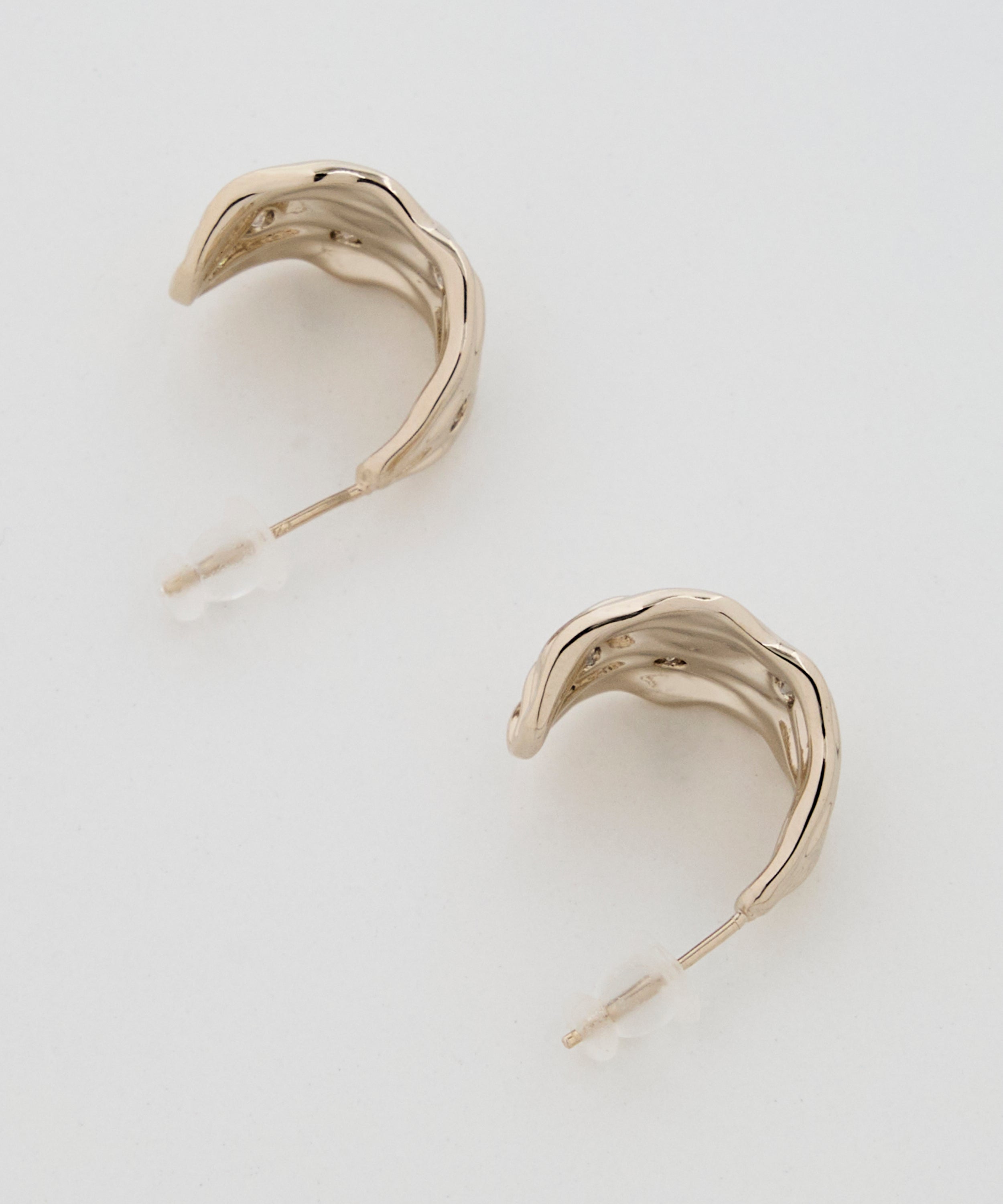 ダブルラインフープピアス