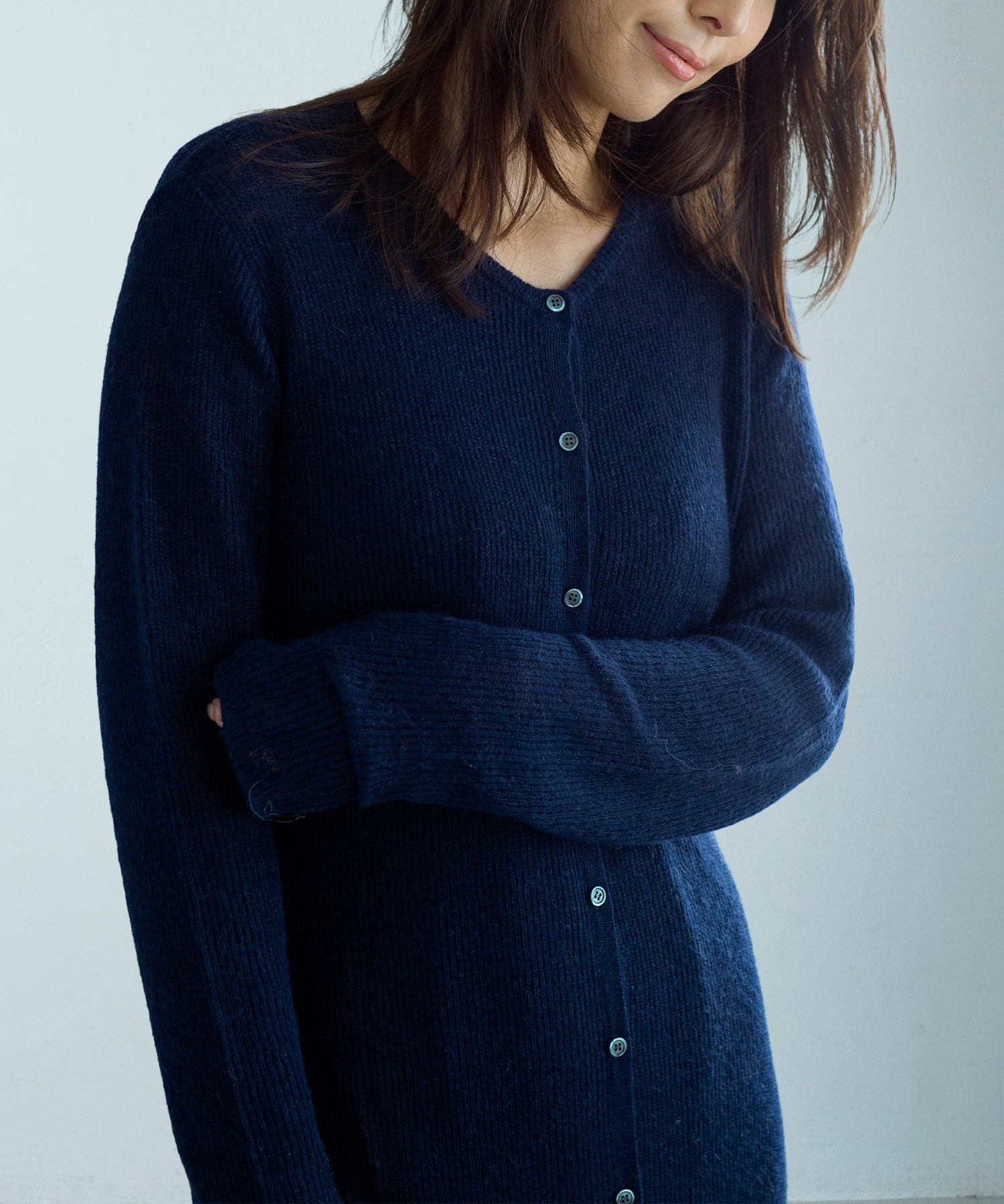 モヘヤタッチ 2WAYロングカーディガンワンピース