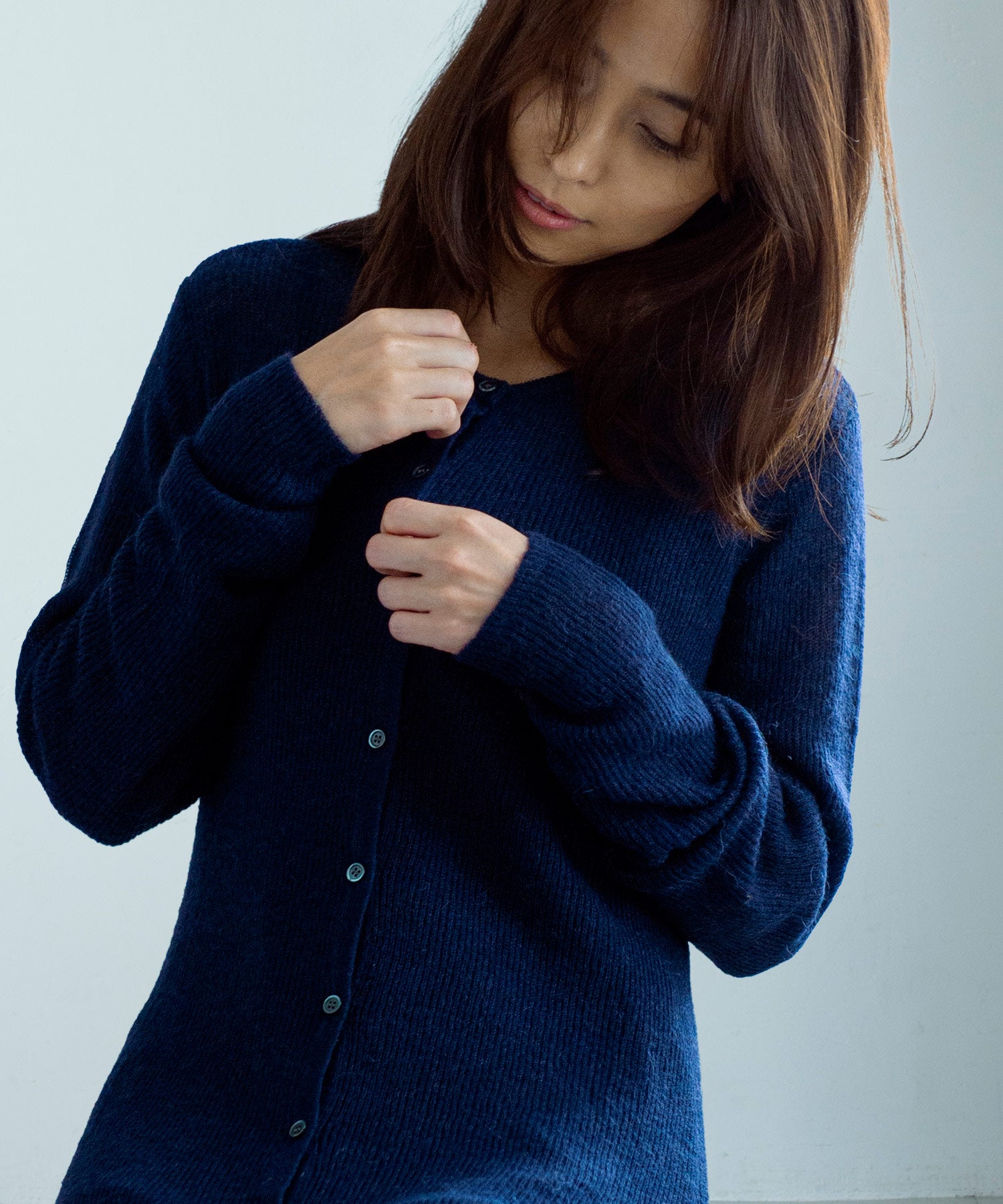 モヘヤタッチ 2WAYロングカーディガンワンピース