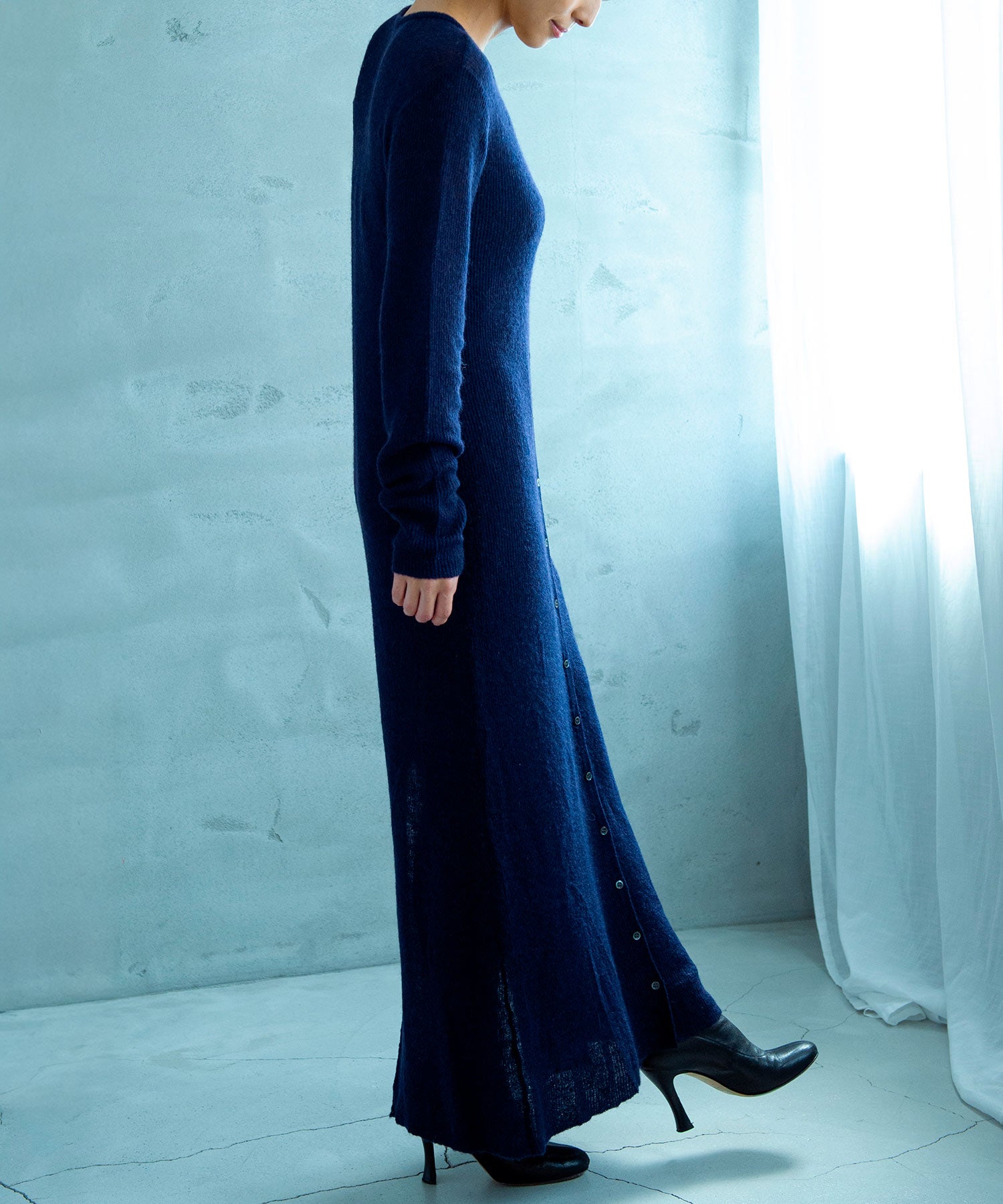 モヘヤタッチ 2WAYロングカーディガンワンピース