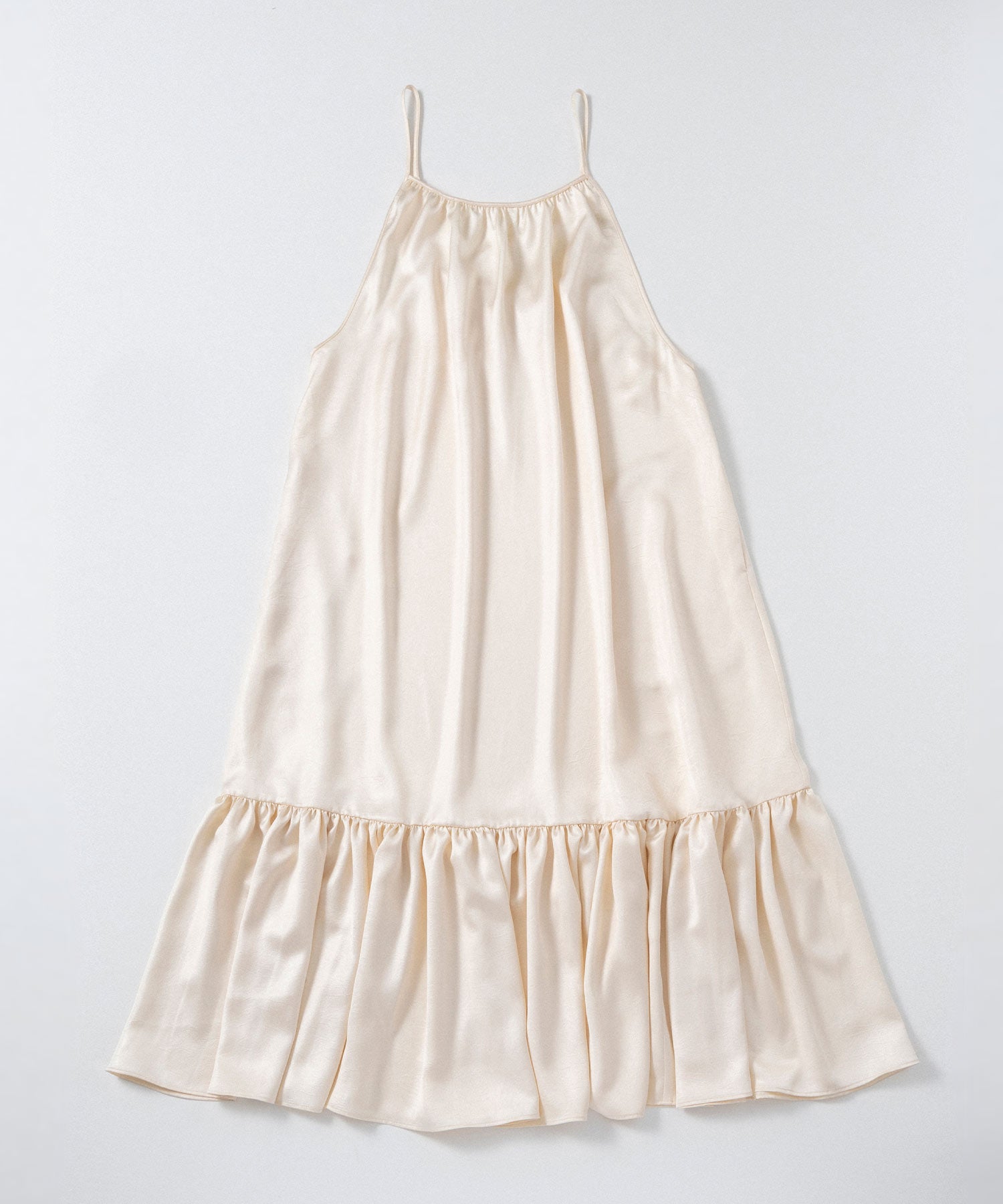 レザーライク キャミソールワンピース