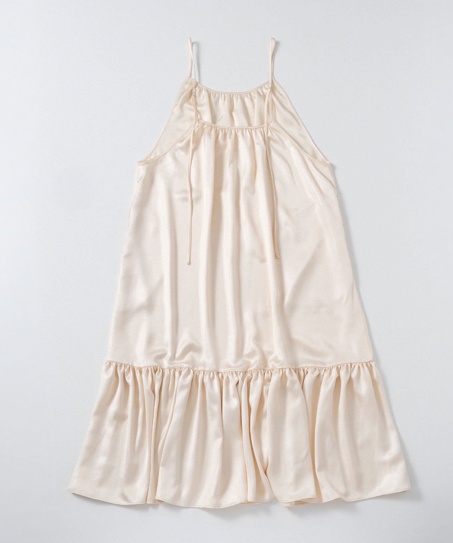 レザーライク キャミソールワンピース