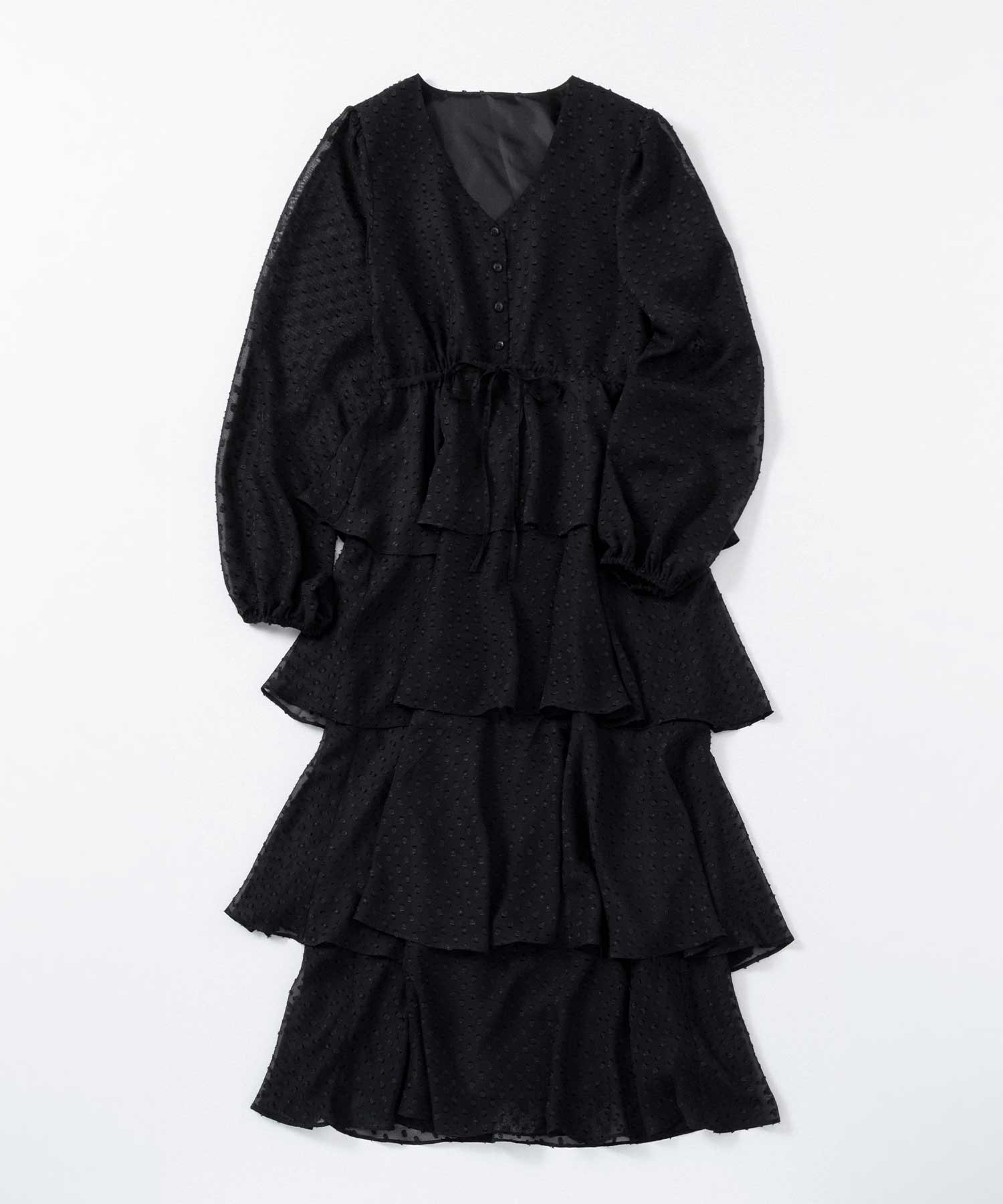 シアードット フリルワンピース