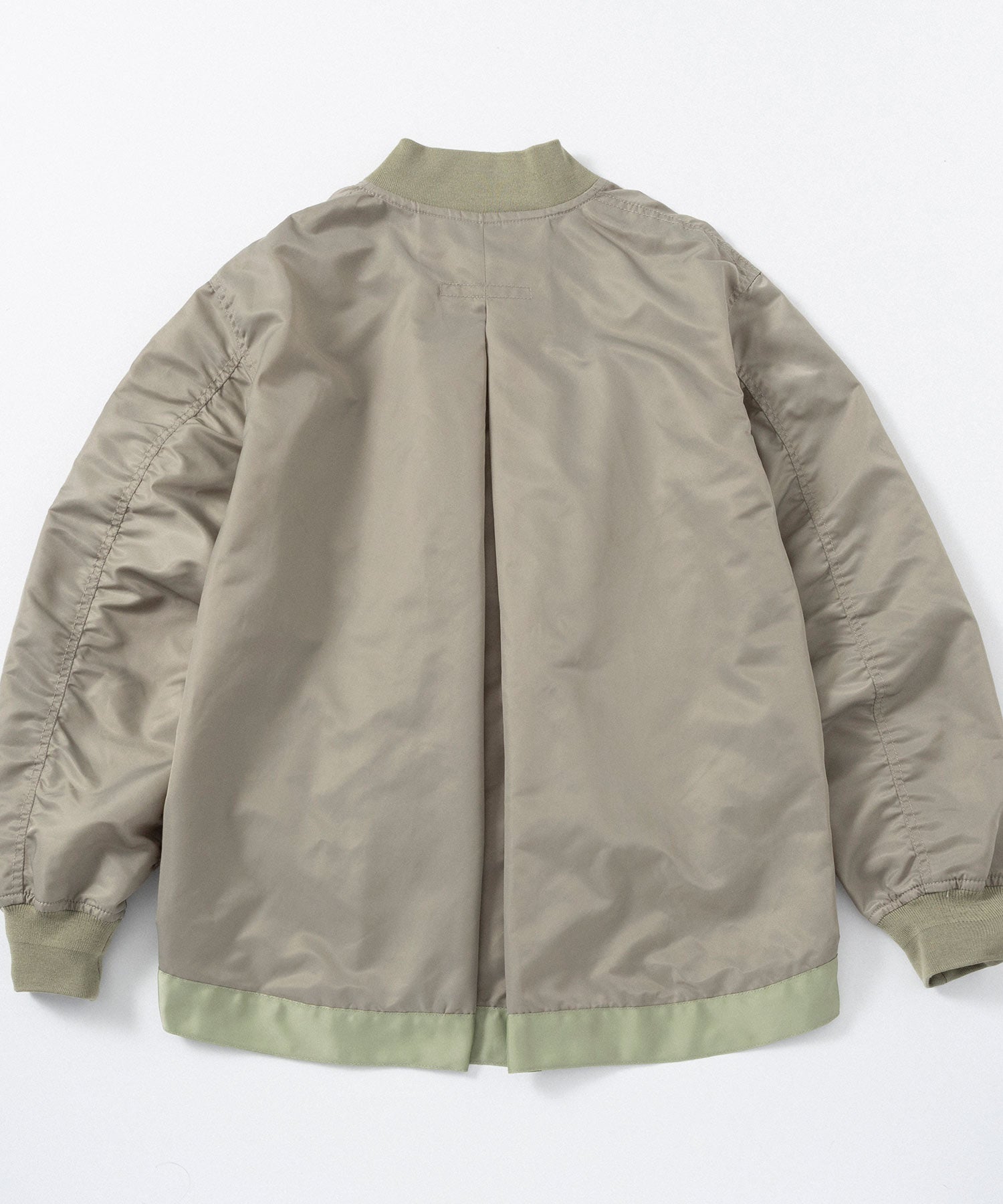 ロングシルエット MA-1ブルゾン