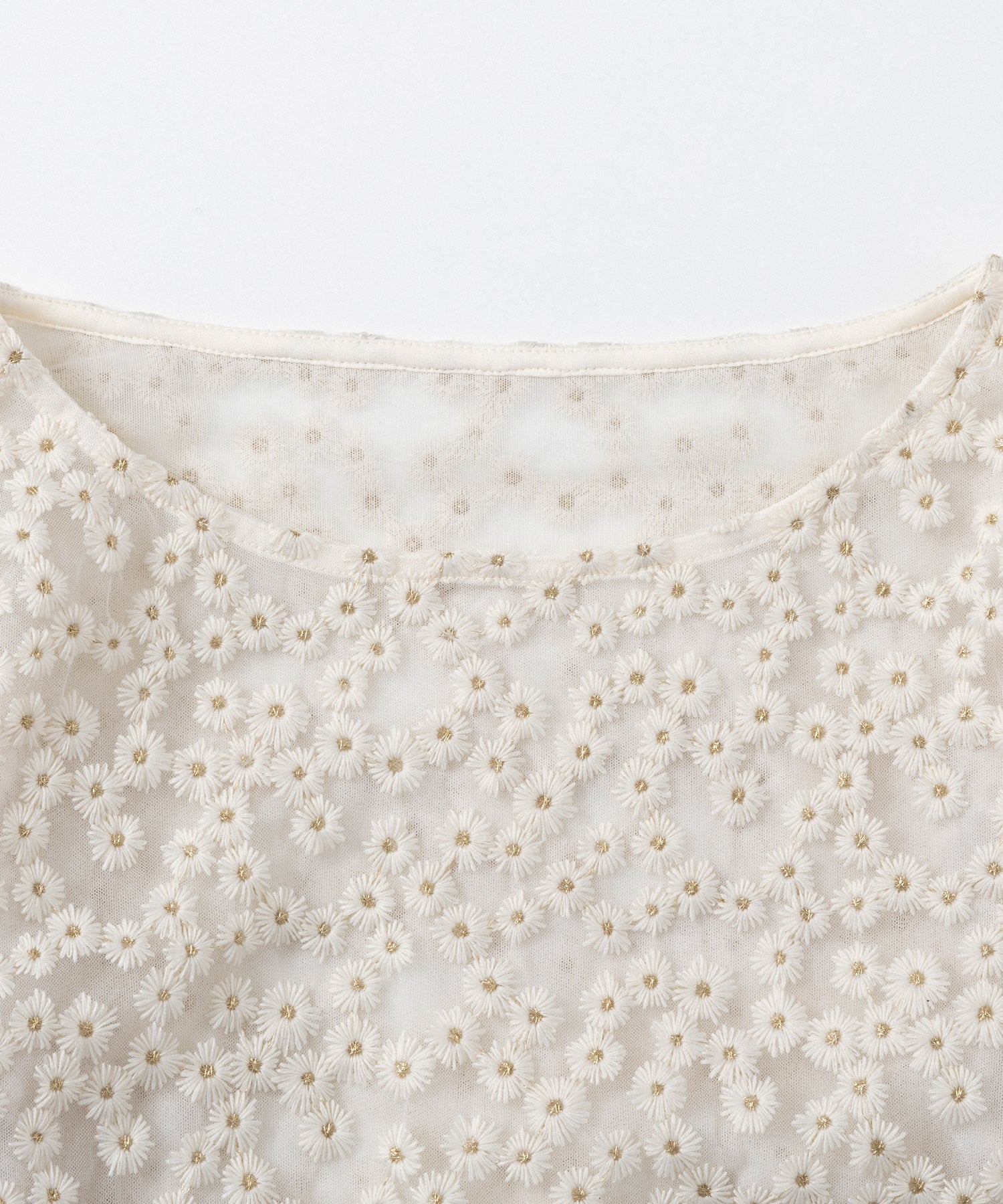 シアージャガードフラワーカットソー