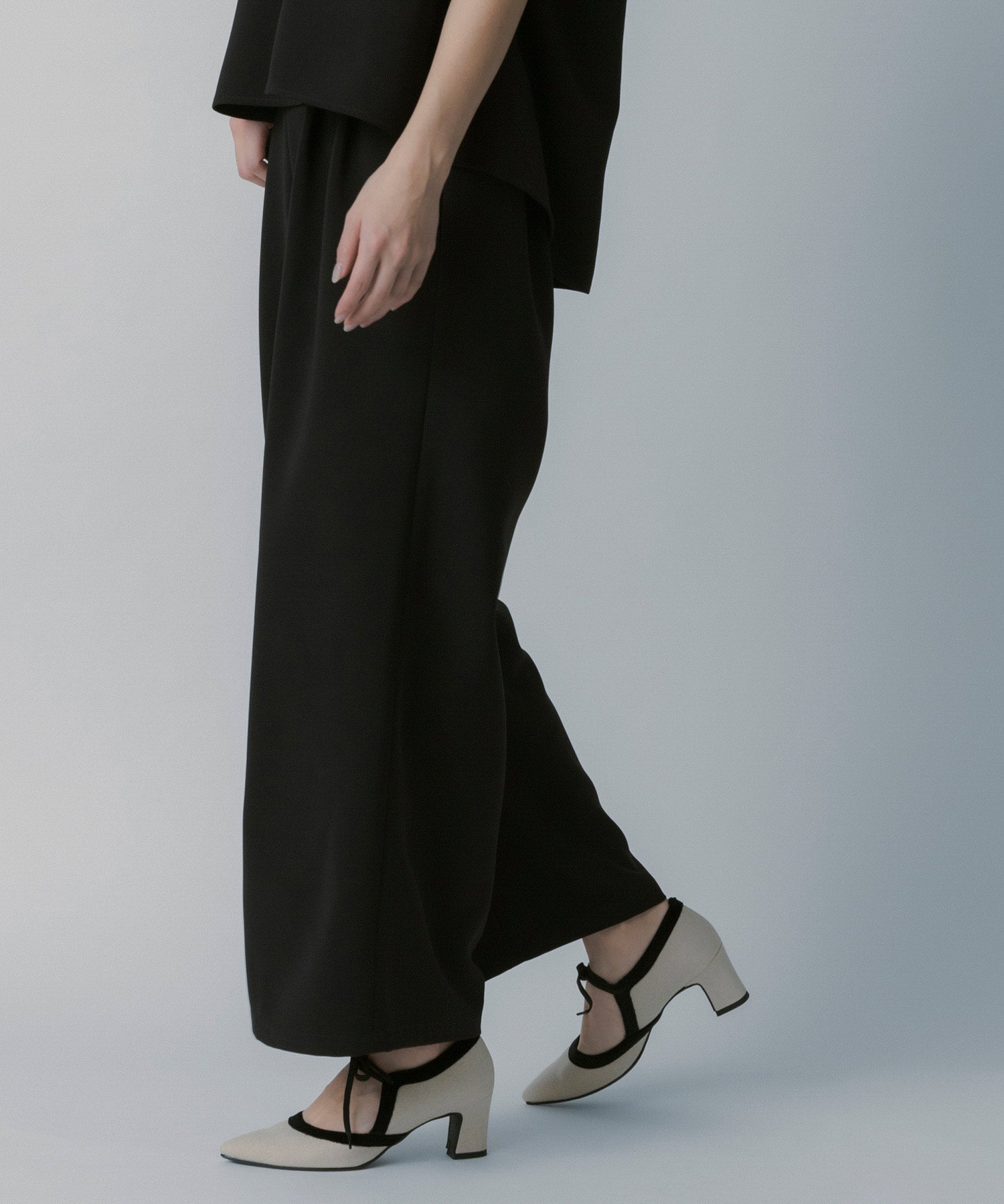 イージーストレートワイドパンツ【セレモニー/オケージョン】