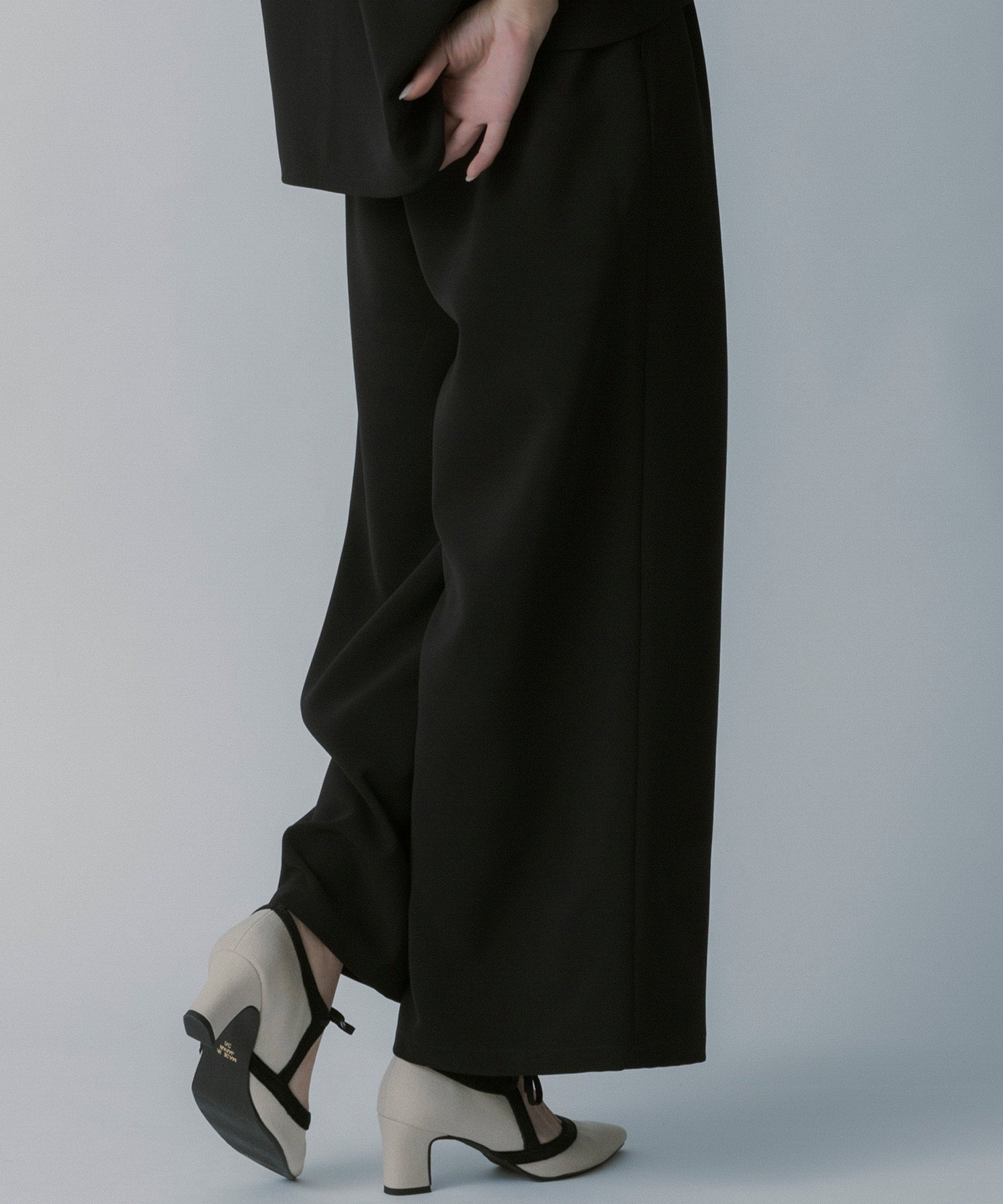イージーストレートワイドパンツ【セレモニー/オケージョン】