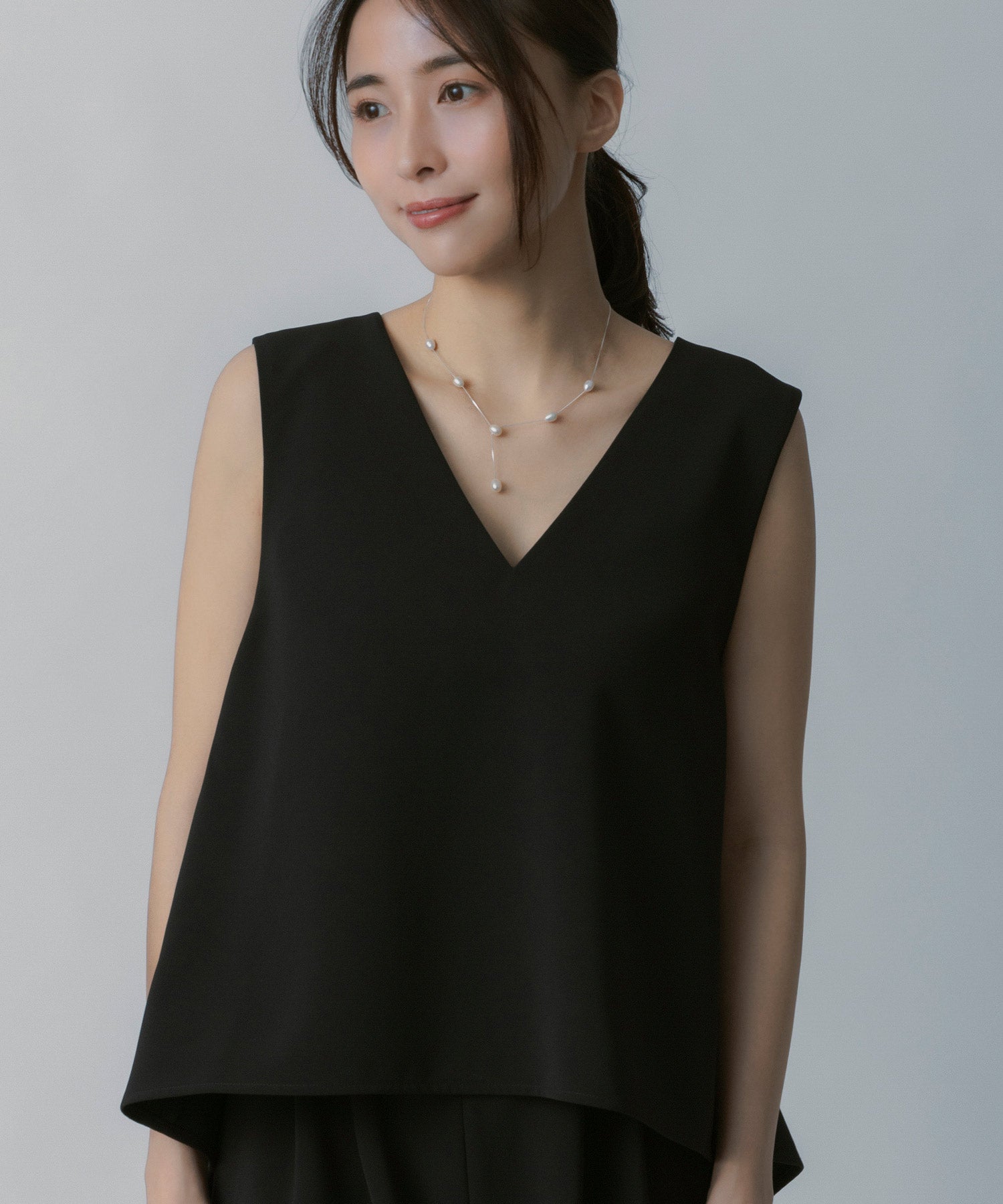 【2月下旬お届け】パールチェーンネックレス