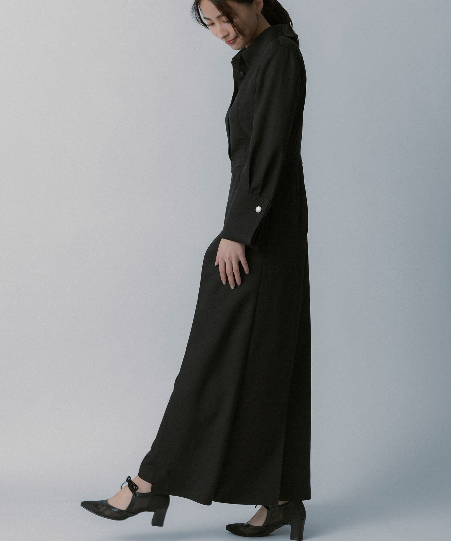 クラシックカフス 襟付きオールインワン【セレモニー/オケージョン】