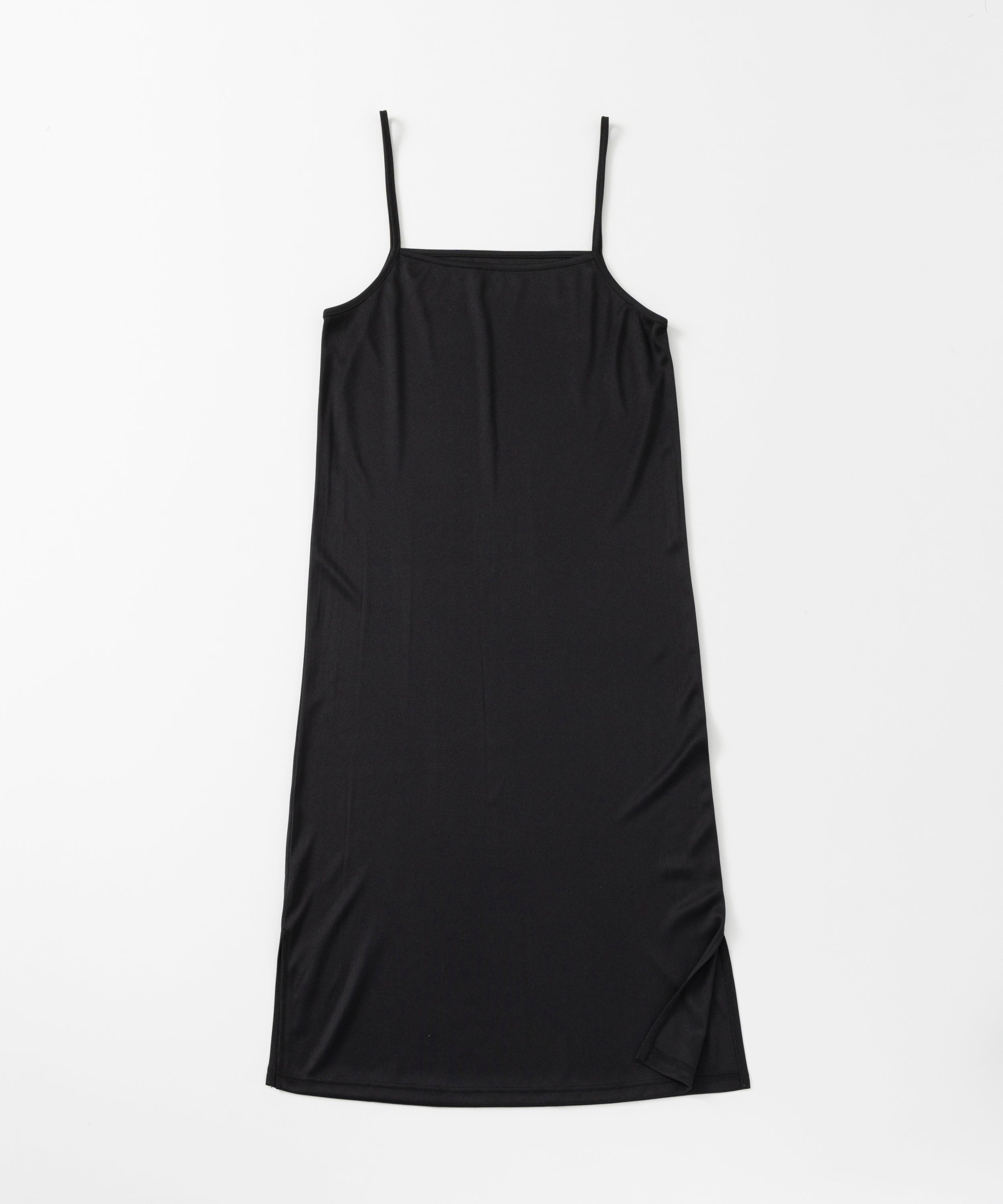 2WAY光沢シアーシャツワンピース