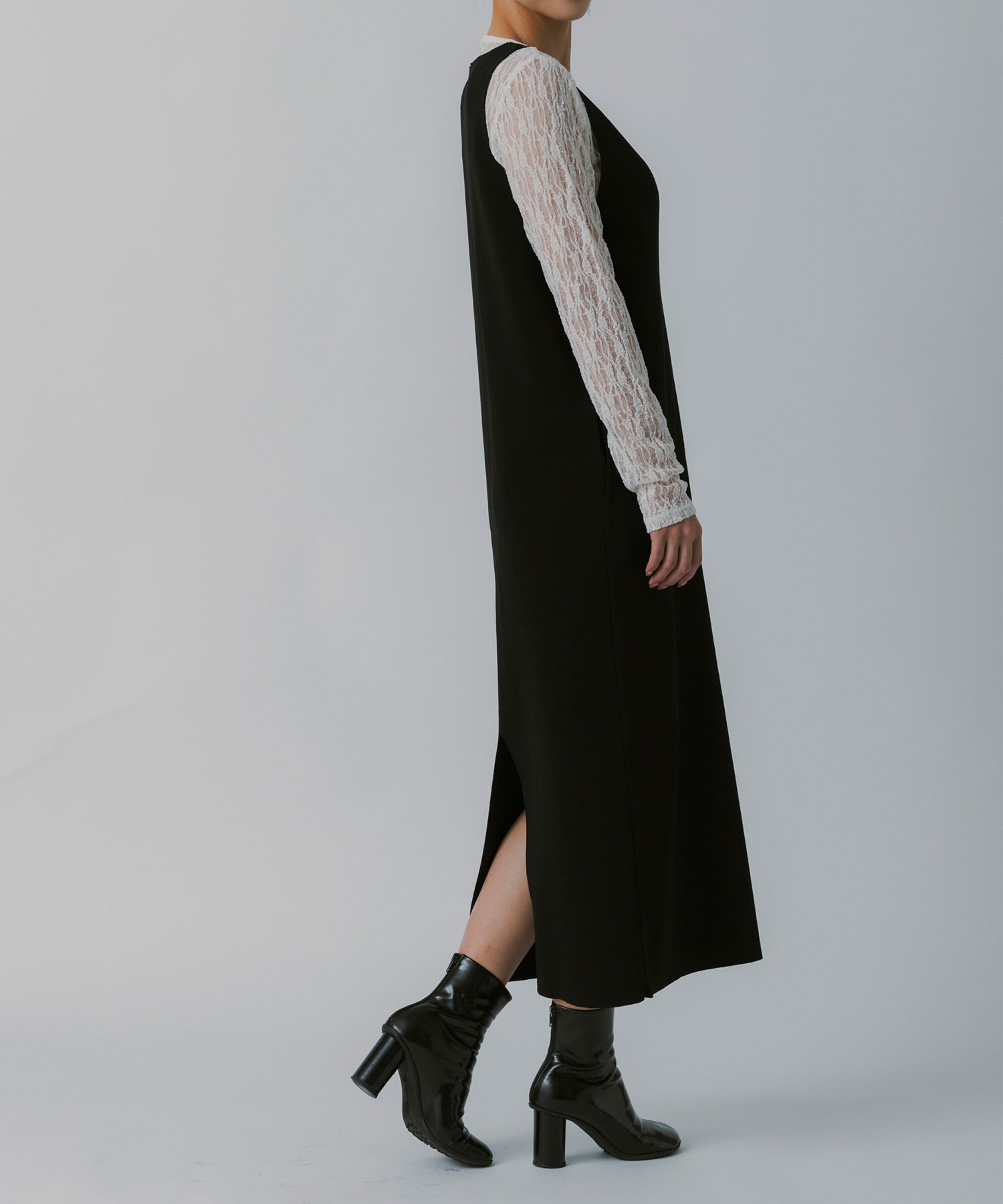 ソフトラインニットワンピース