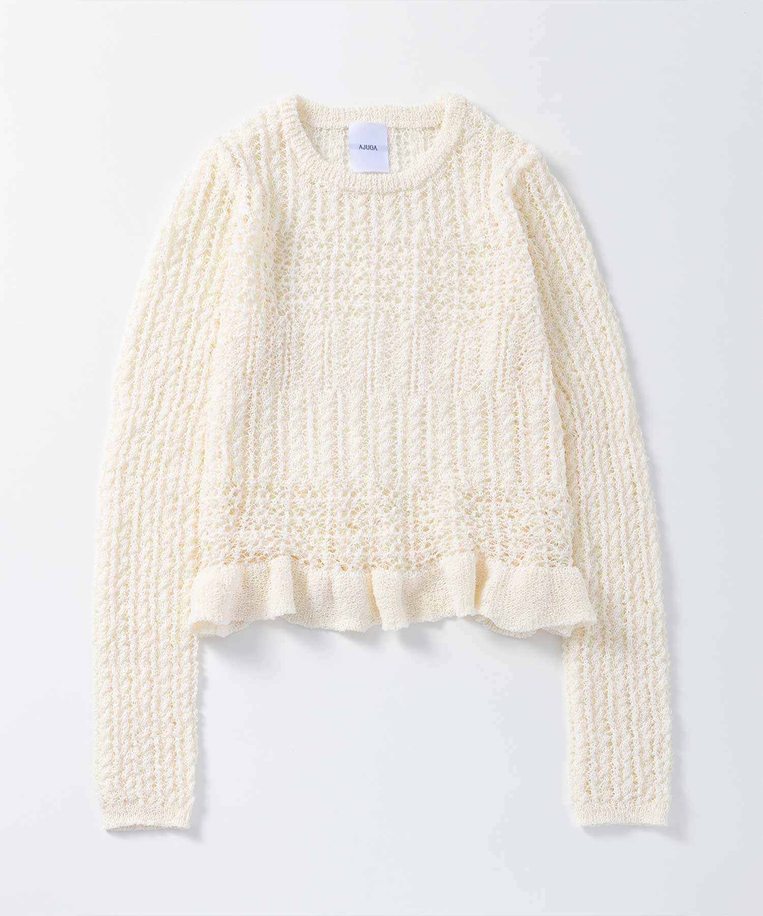 ペプラムクロシェ シアーニット