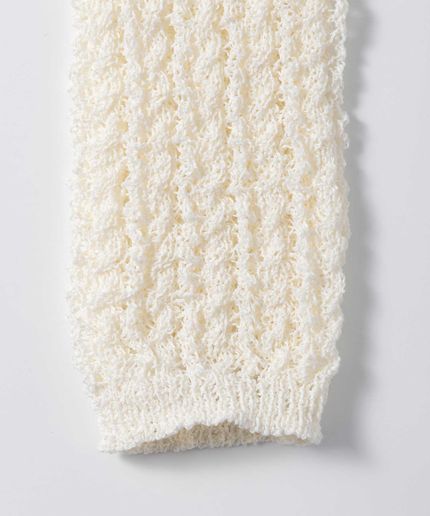 ペプラムクロシェ シアーニット