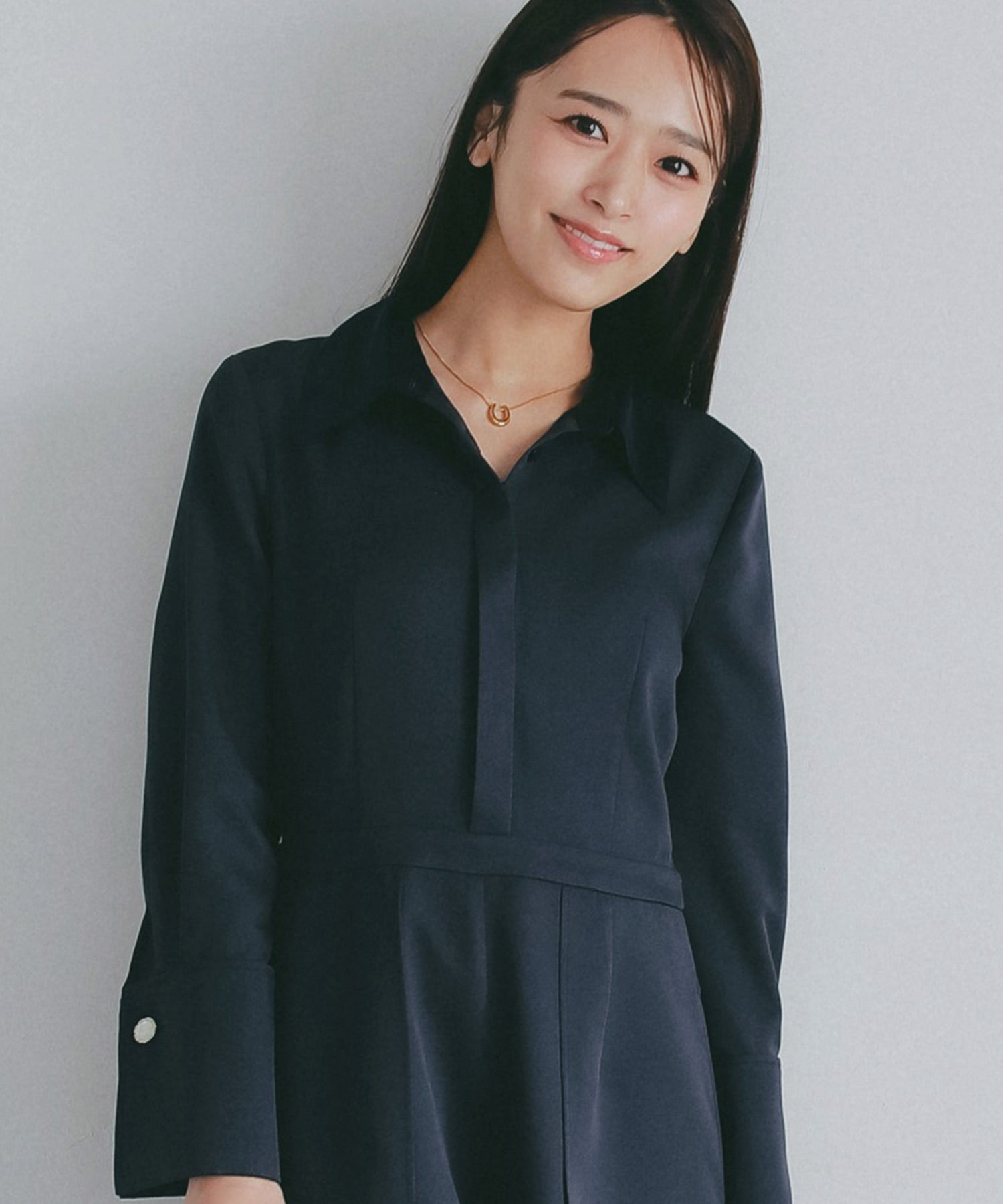 クラシックカフス 襟付きオールインワン【セレモニー/オケージョン】