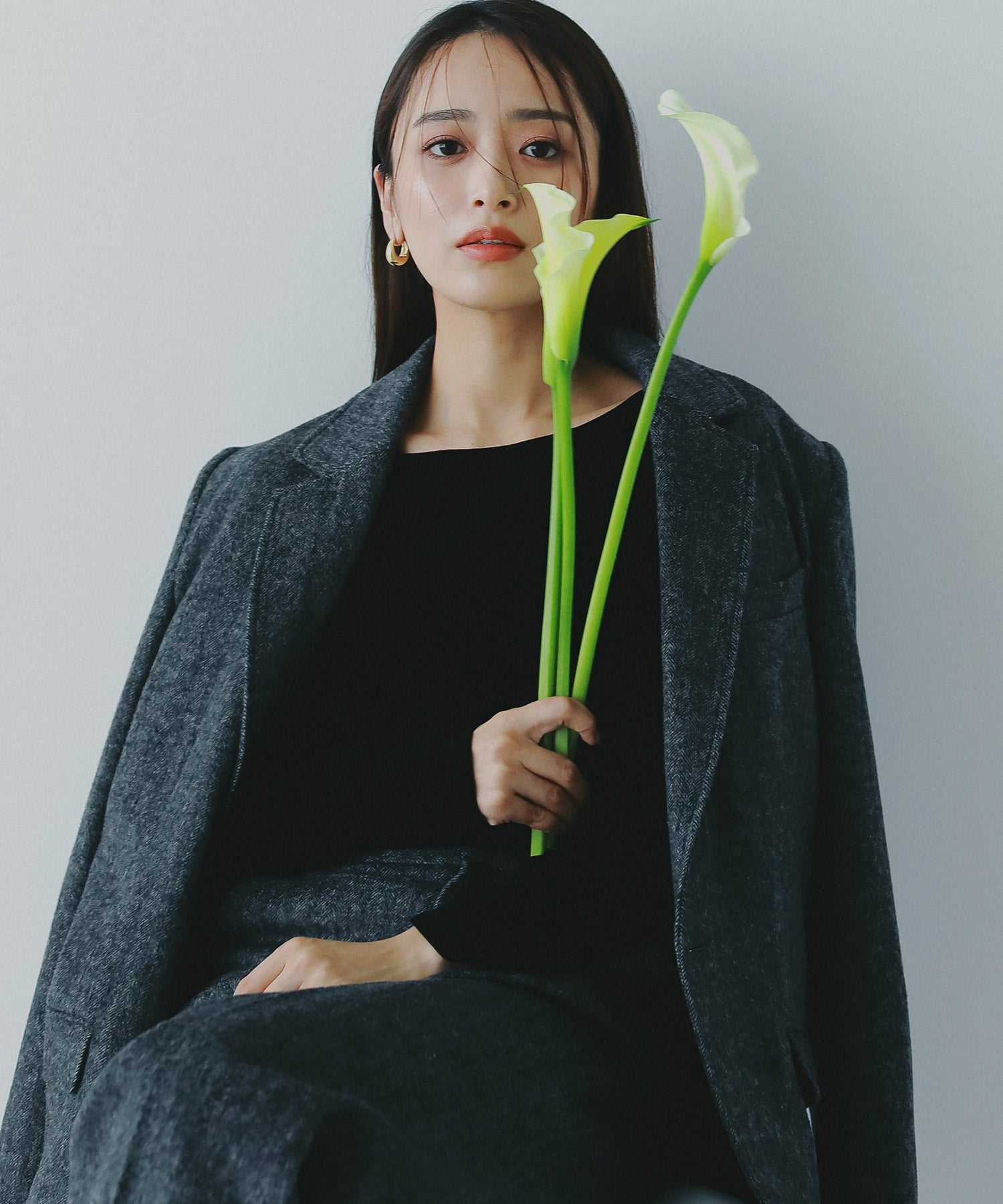 ヘリンボーンウールツイードジャケット