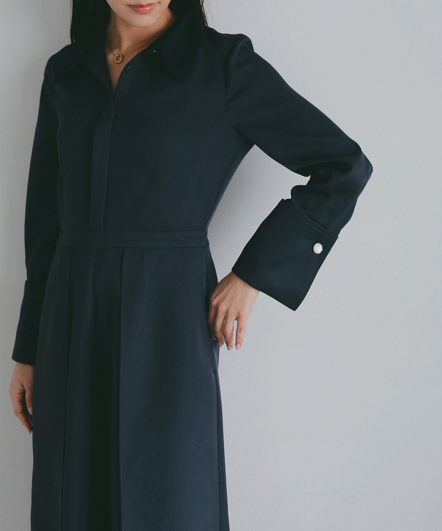 クラシックカフス 襟付きオールインワン【セレモニー/オケージョン】