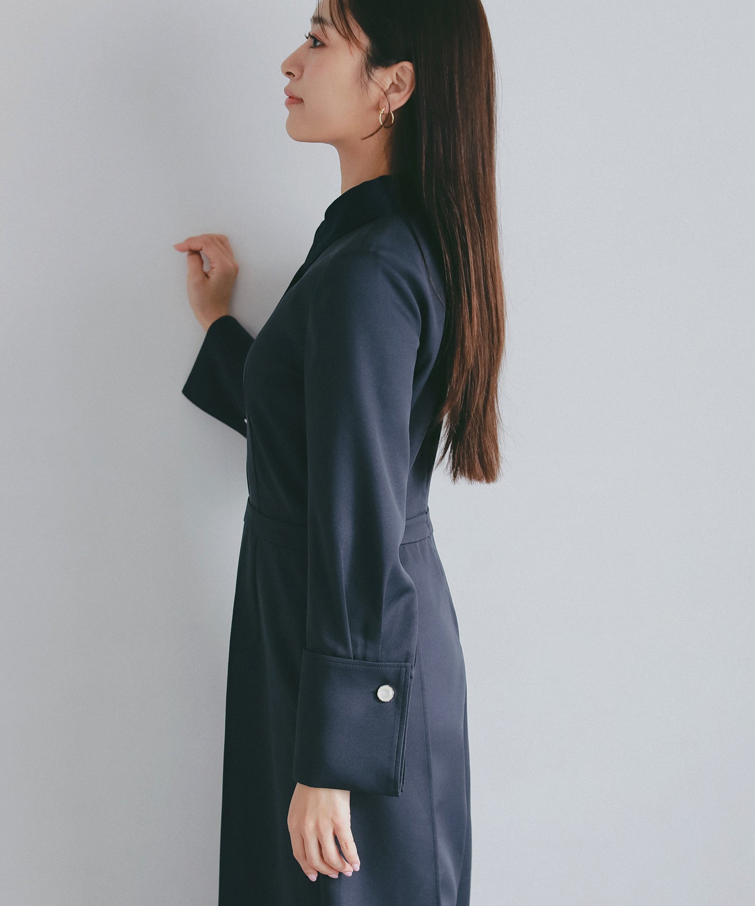 クラシックカフス 襟付きオールインワン【セレモニー/オケージョン】