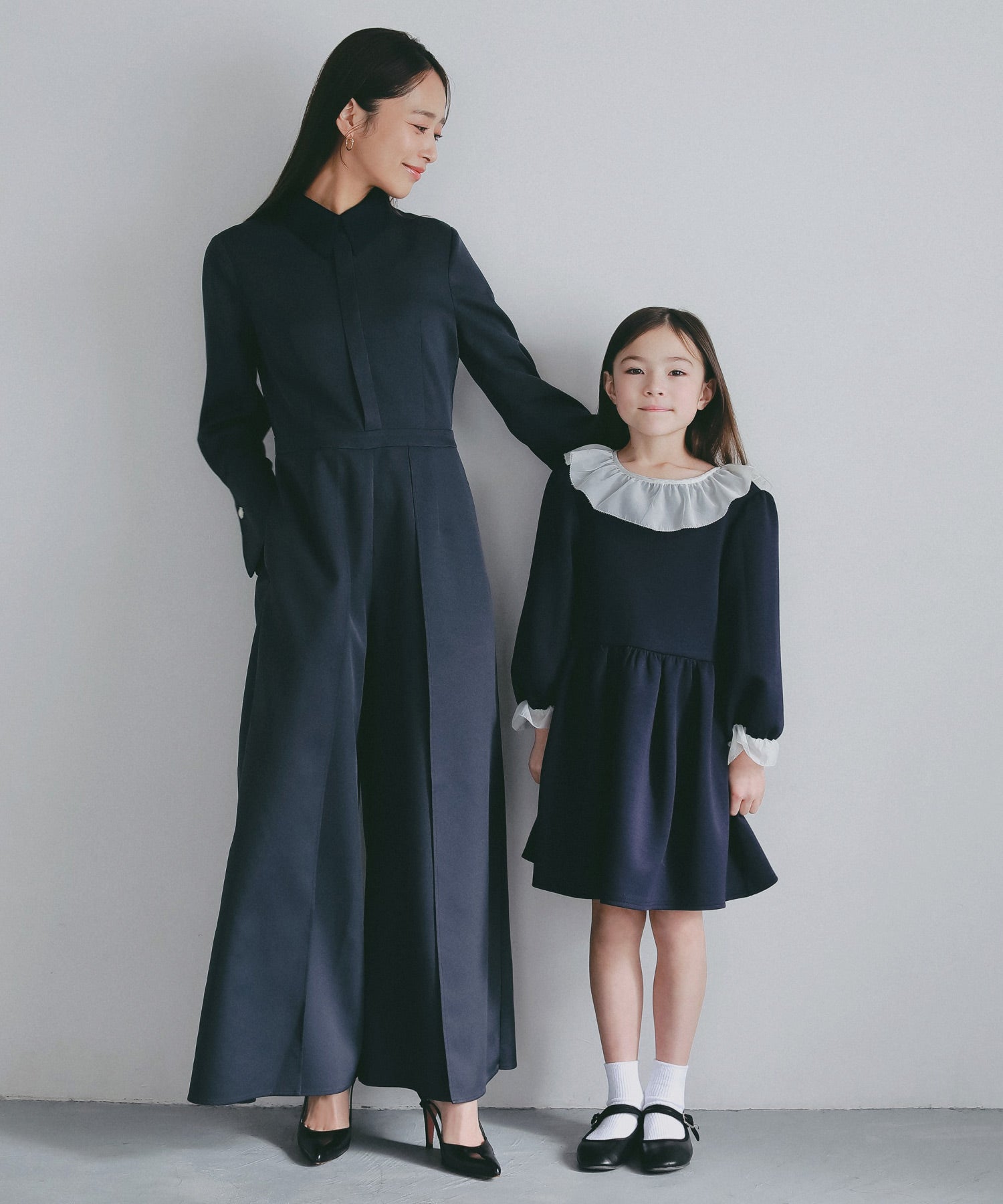 クラシックカフス 襟付きオールインワン【セレモニー/オケージョン】