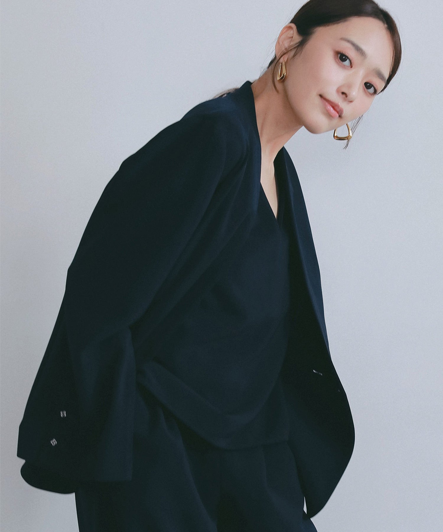 2WAYスリーブ イージーノーカラージャケット【セレモニー/オケージョン】