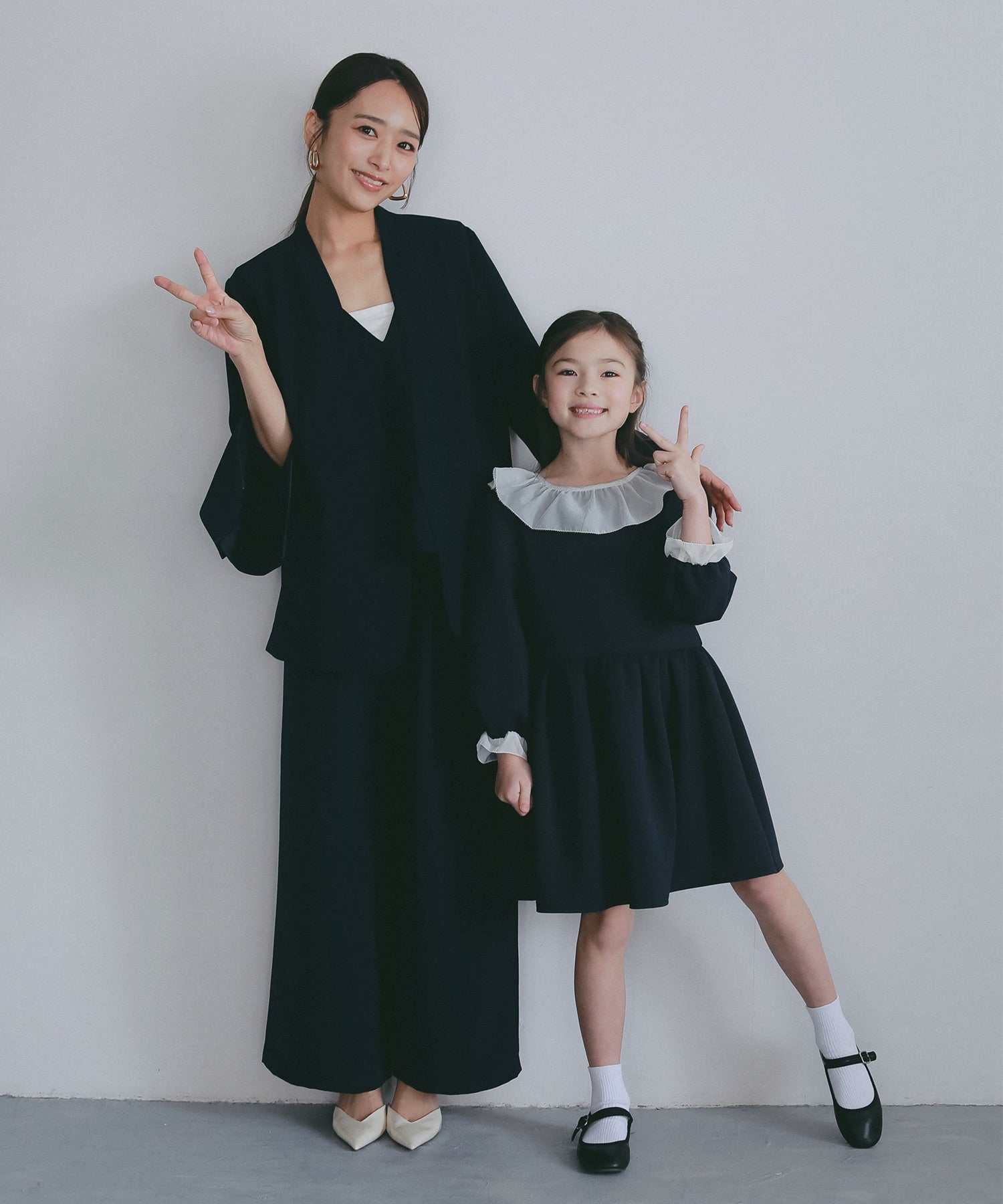 イージーレイヤードVネックジレ【セレモニー/オケージョン】