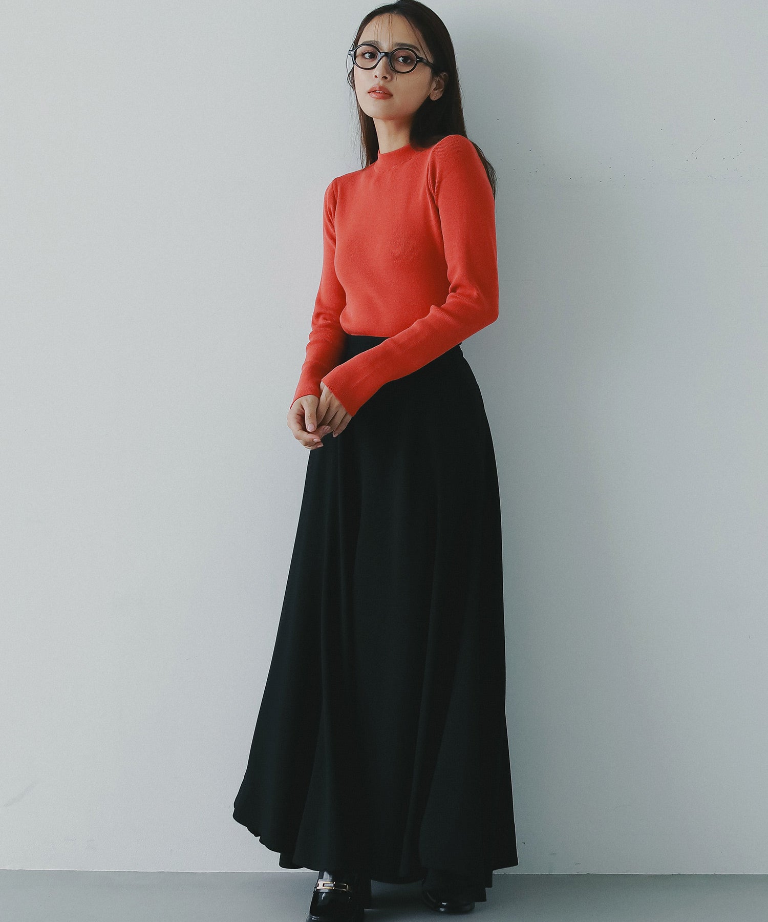 ウォッシャブルニットトップス