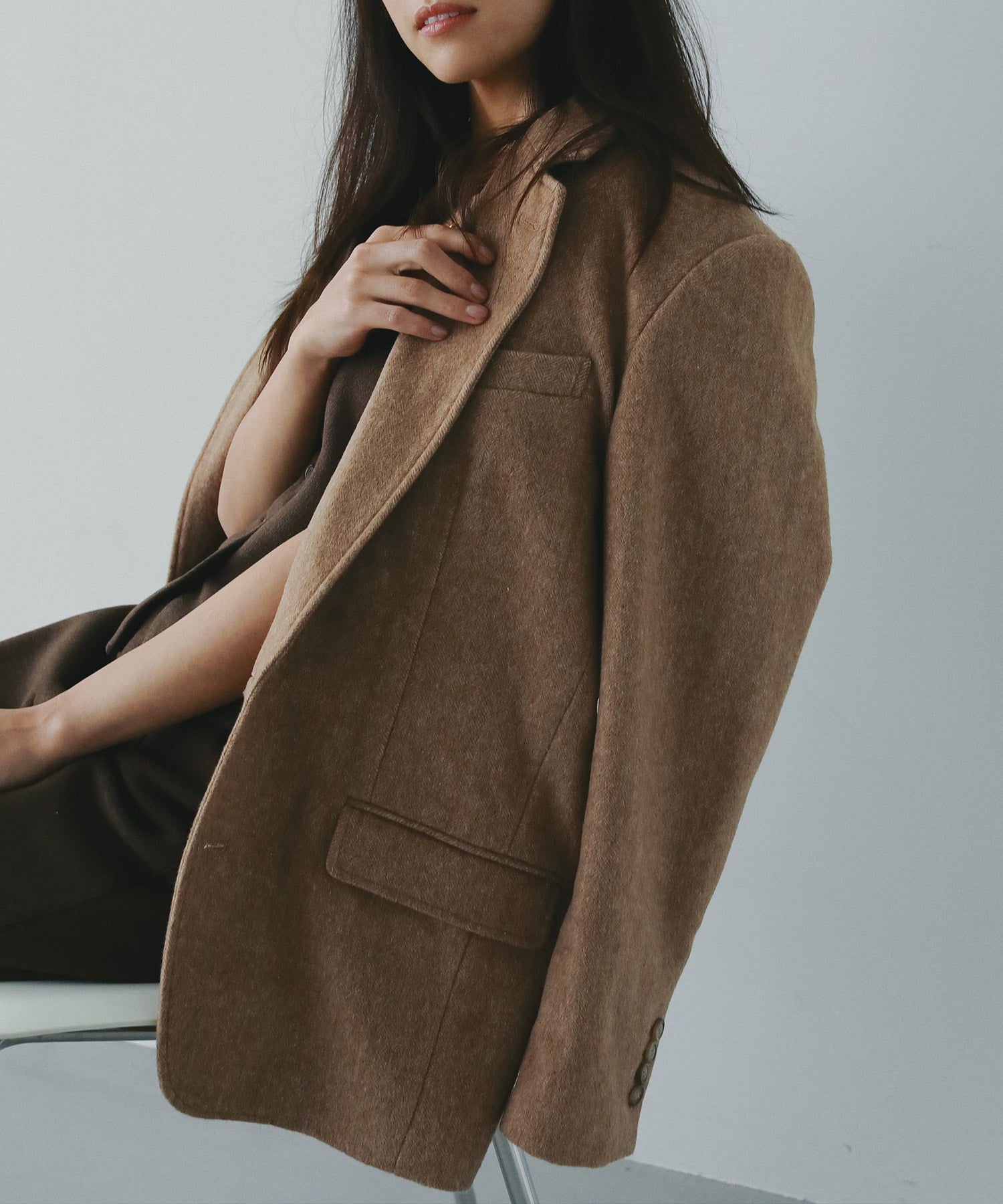 ヘリンボーンウールツイードジャケット｜AJUGA.（アジュガ）公式通販サイト