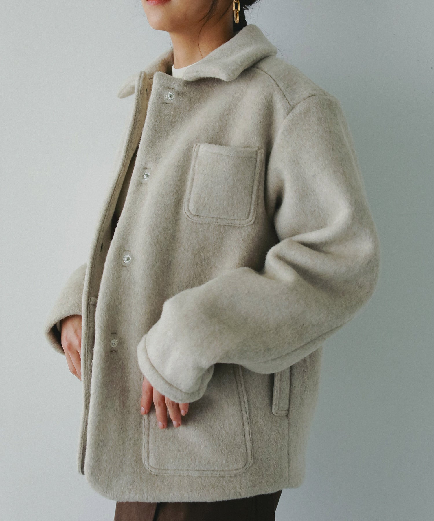 ウールショートジャケット