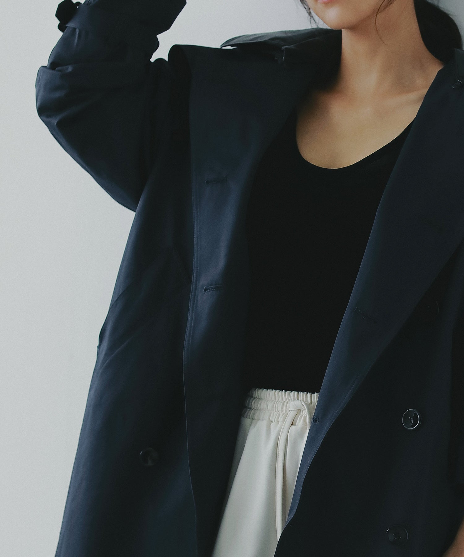 ベロアロングスリーブカットソー