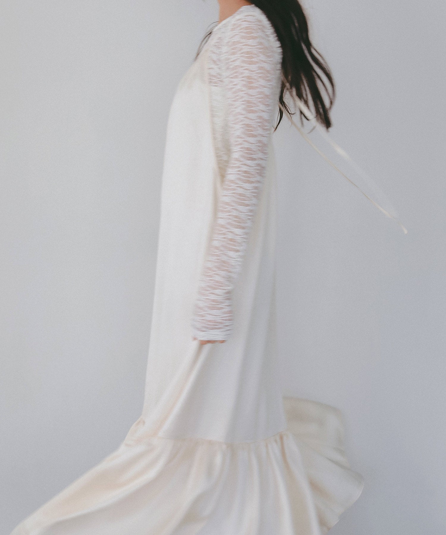 レザーライク キャミソールワンピース