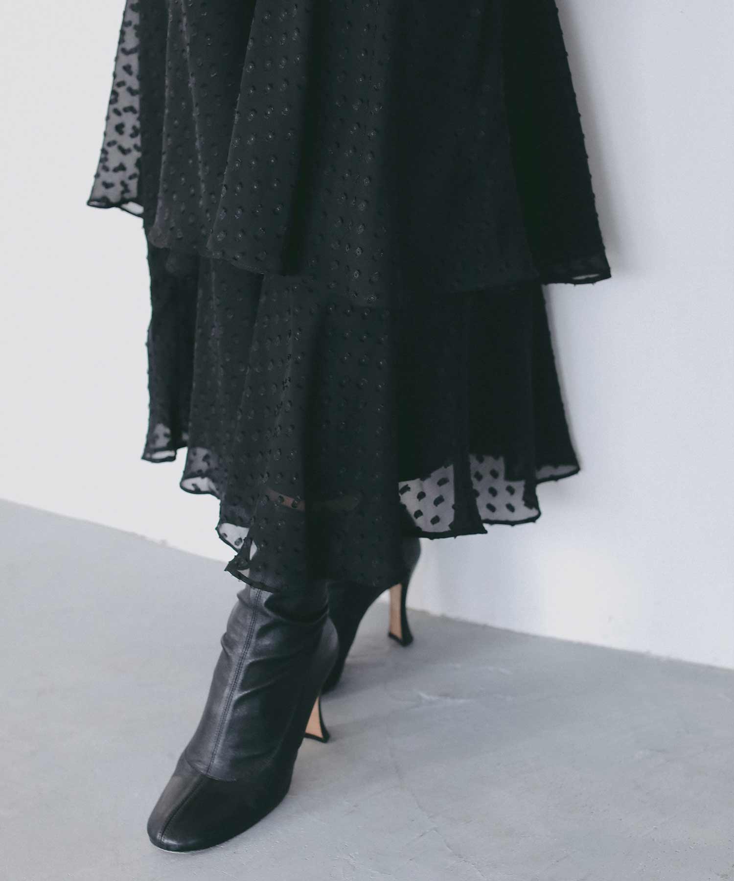 シアードット フリルワンピース