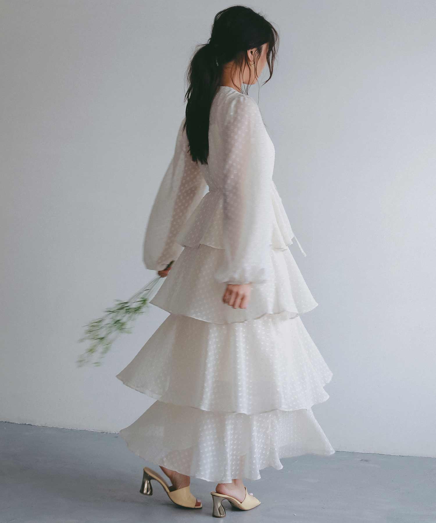 シアードット フリルワンピース