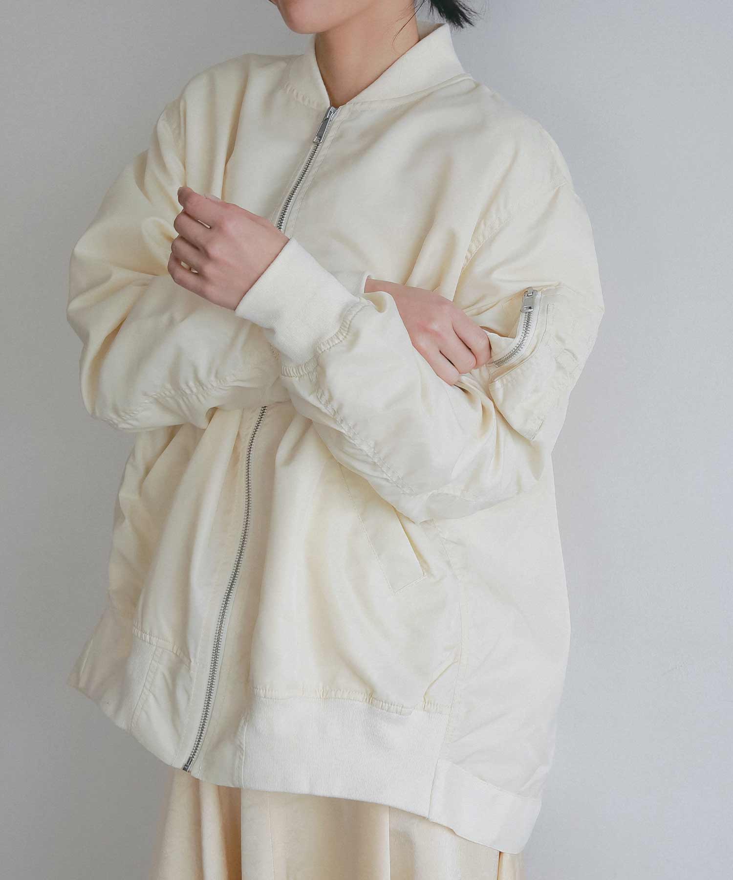 ロングシルエット MA-1ブルゾン