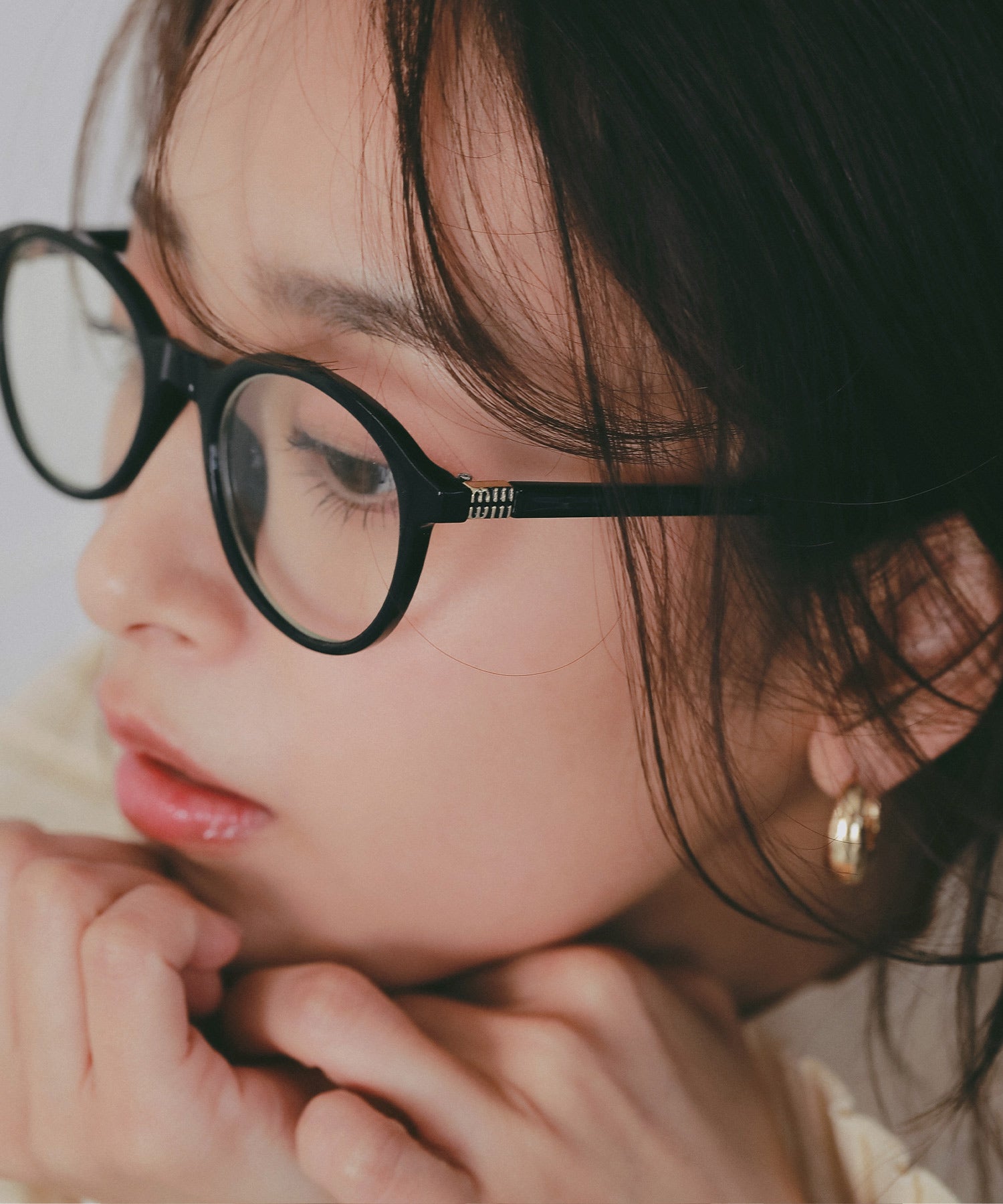 【3月上旬お届け】ボストン型メガネ