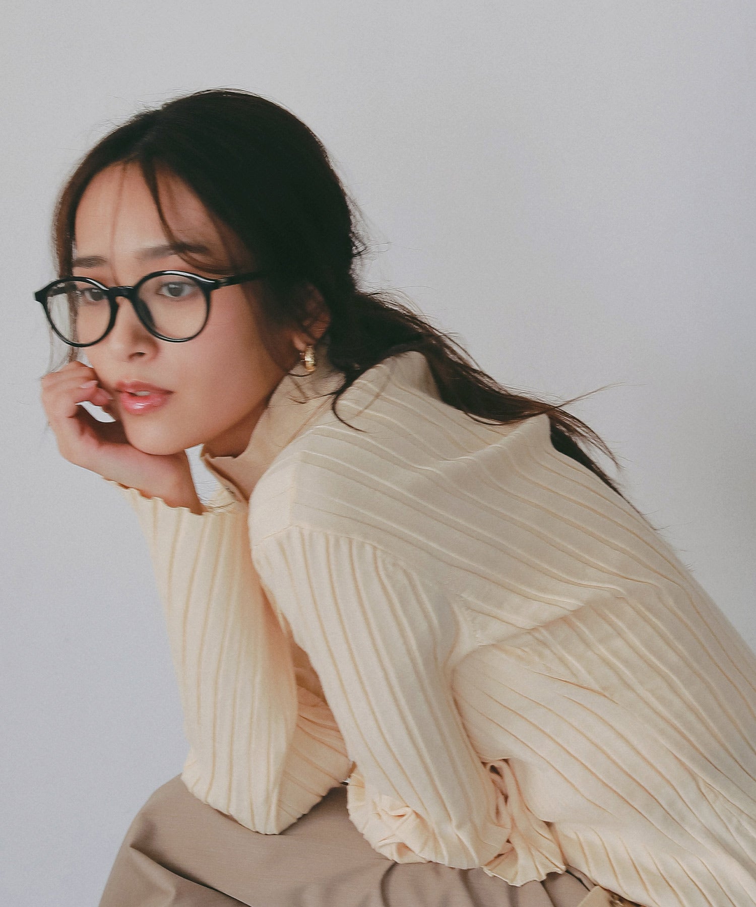 【3月上旬お届け】ボストン型メガネ