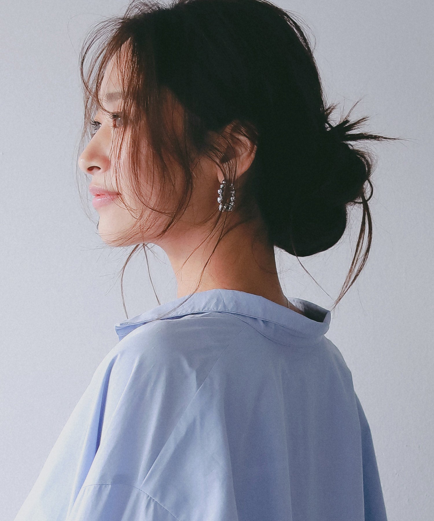 メタルボールフープピアス