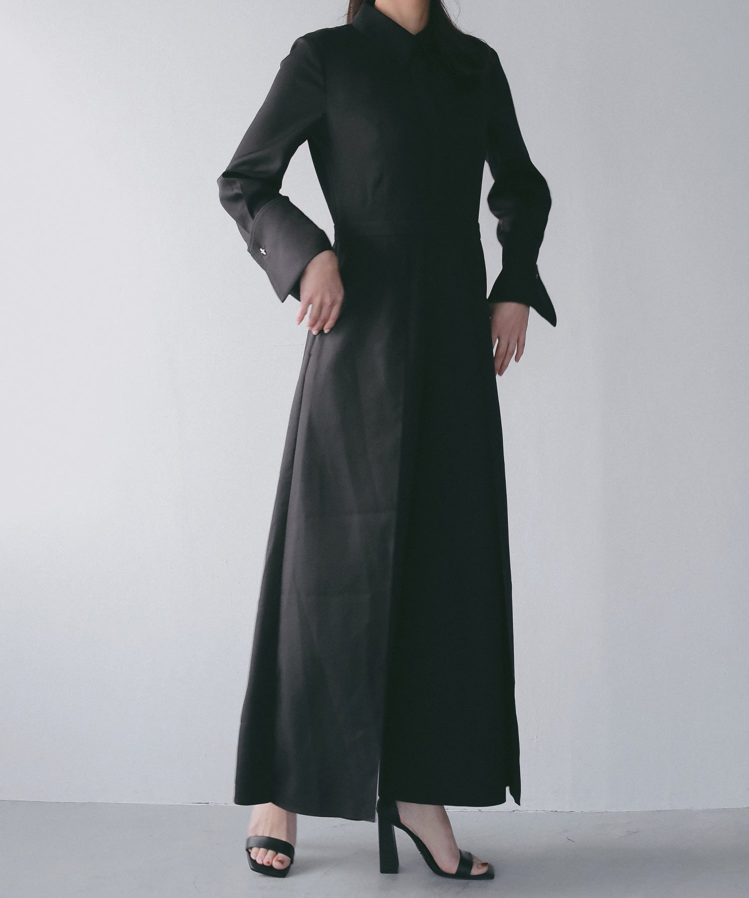 クラシックカフス 襟付きオールインワン【セレモニー/オケージョン】