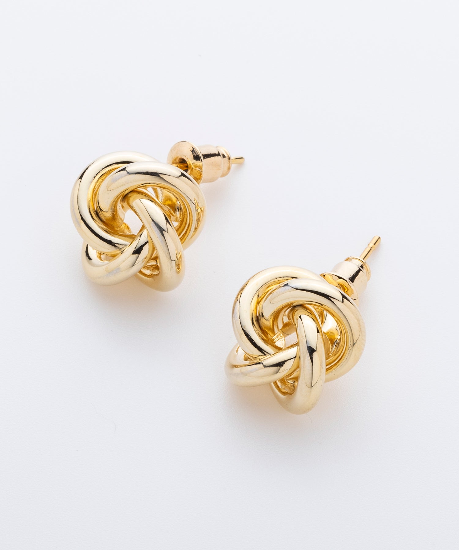 ノットデザインメタルピアス