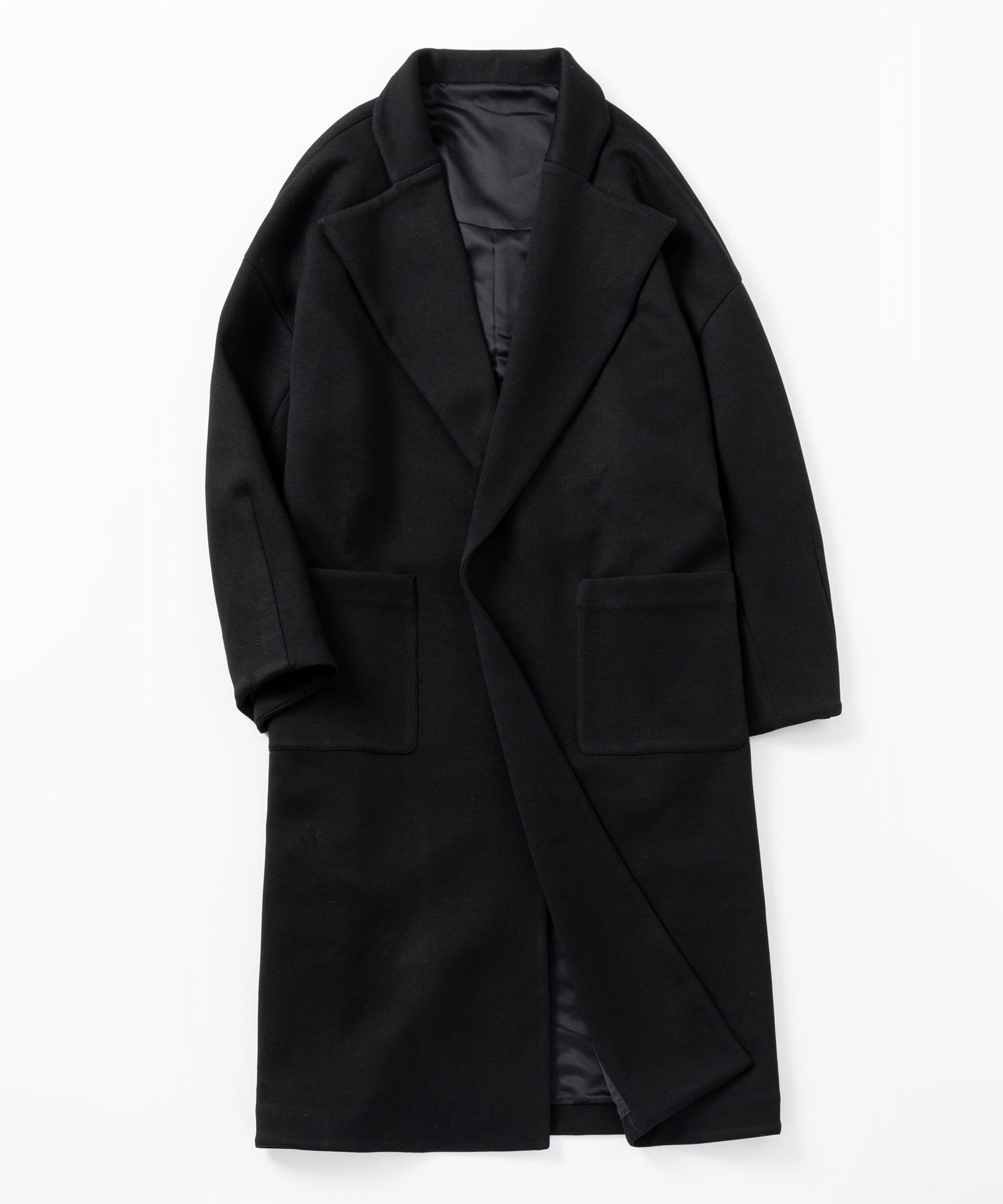 【10月上旬お届け予約商品】スムースポンチロングコート