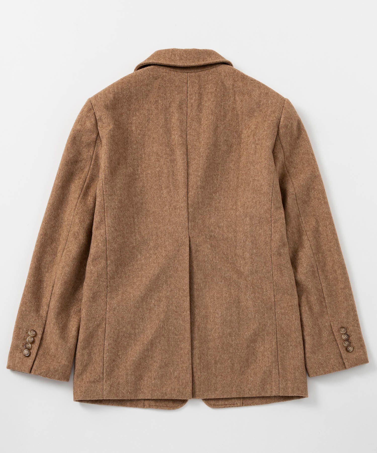 ヘリンボーンウールツイードジャケット