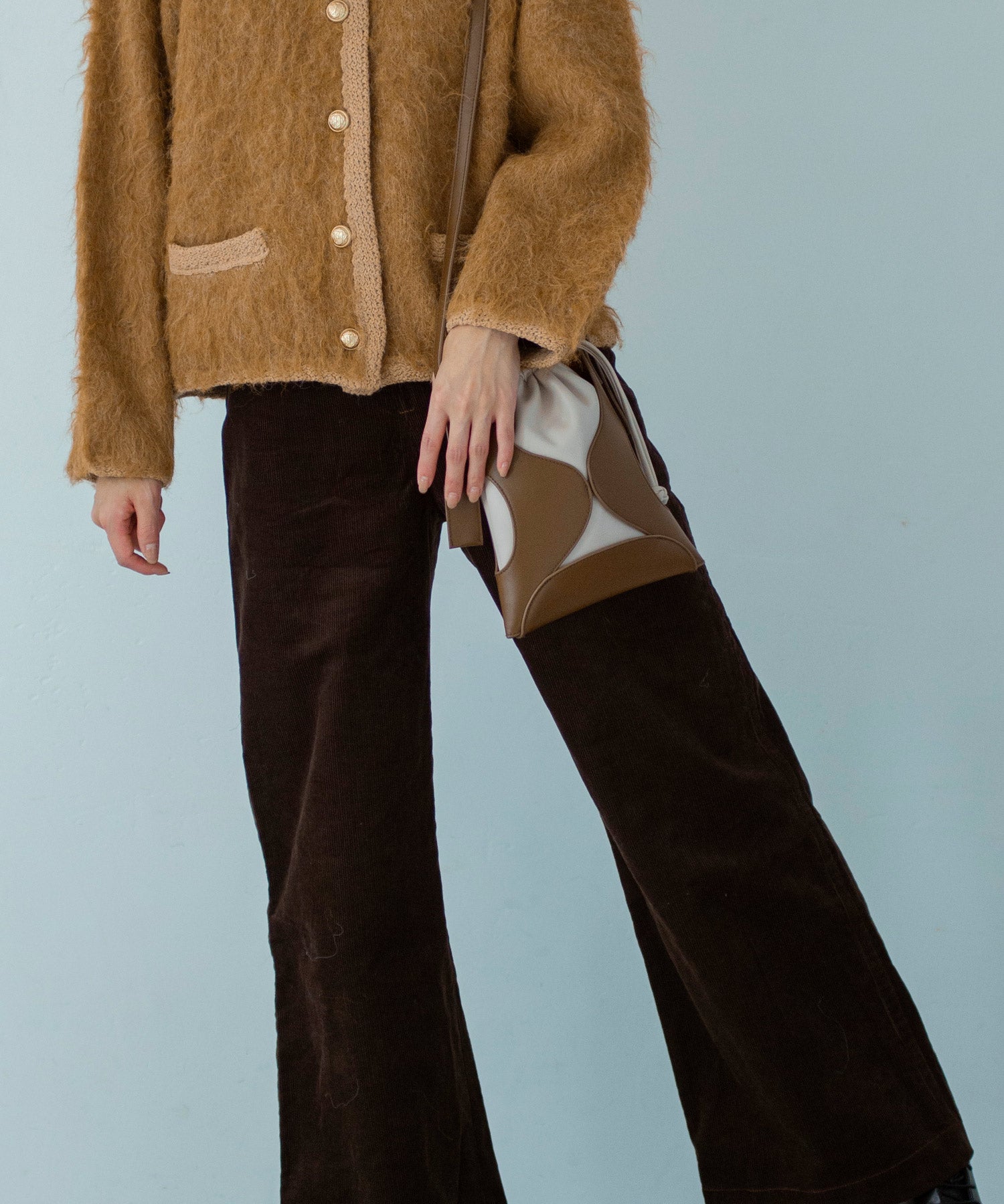 【11月下旬お届け予約商品】シャギーニットカーディガンジャケット