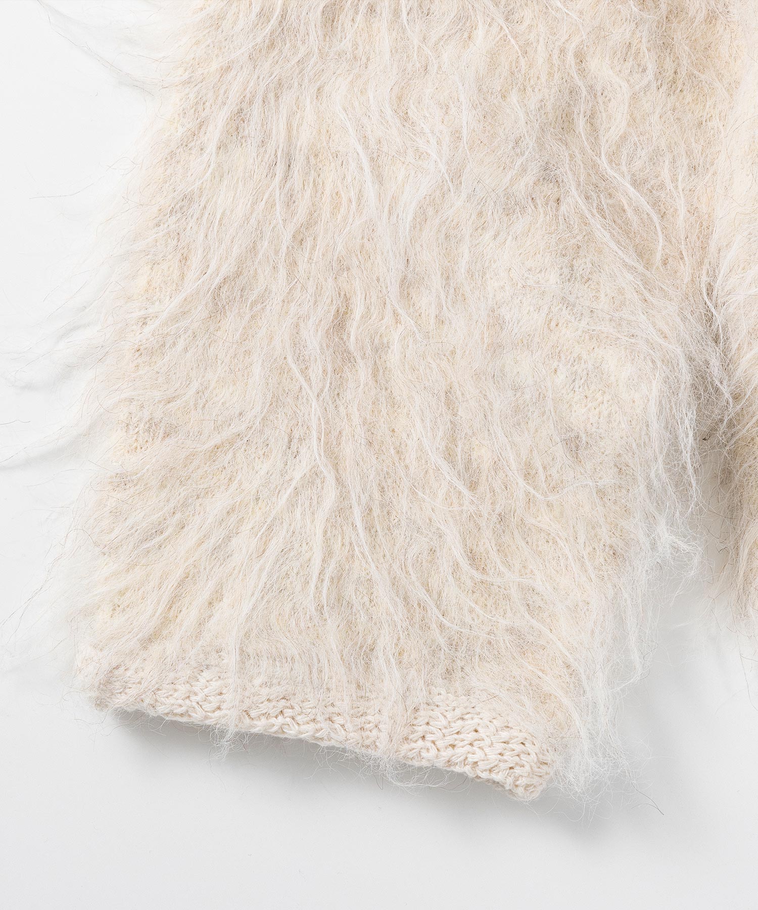 シャギーニットカーディガンジャケット