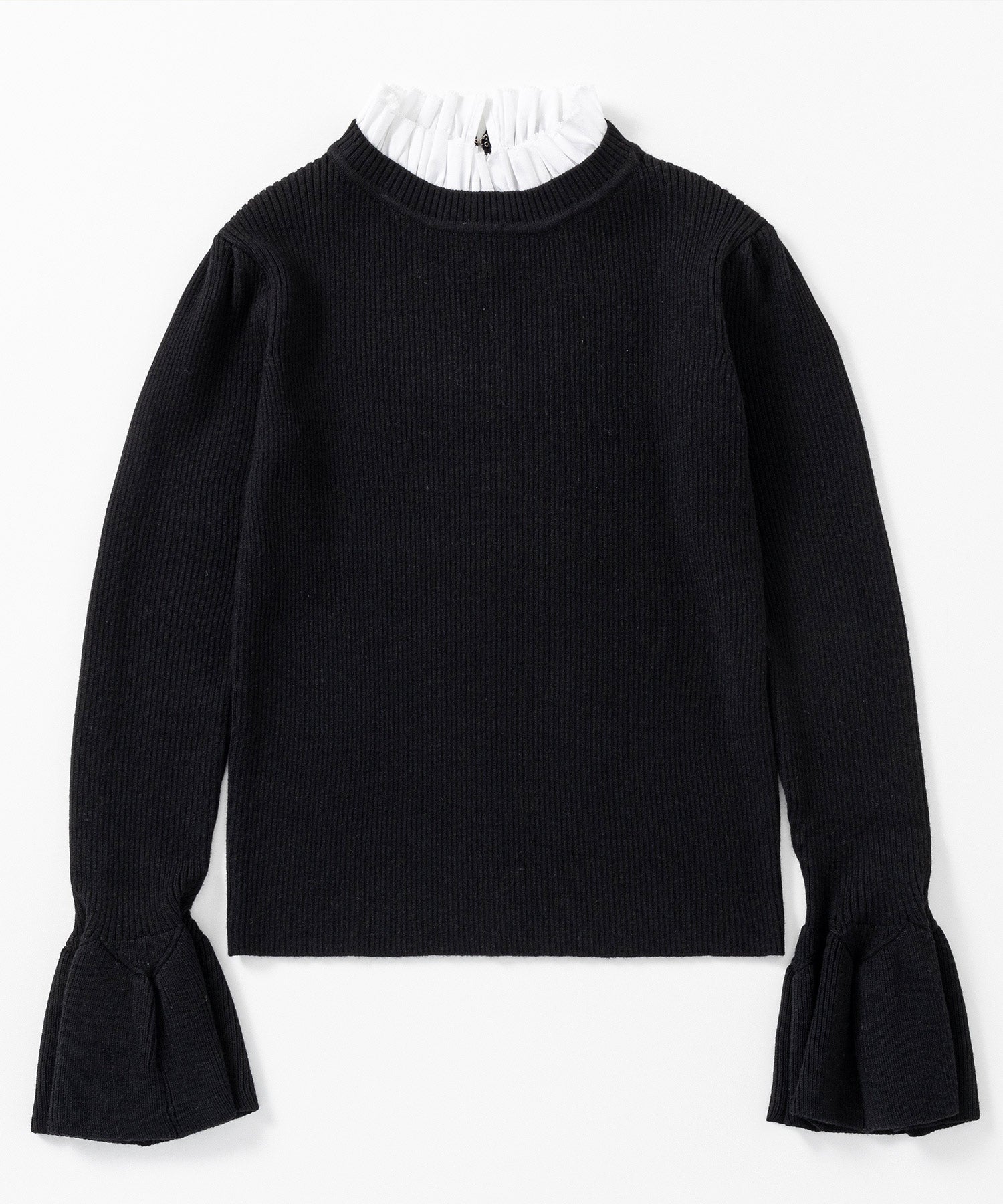 2WAYメロウハイネック衿付きニット