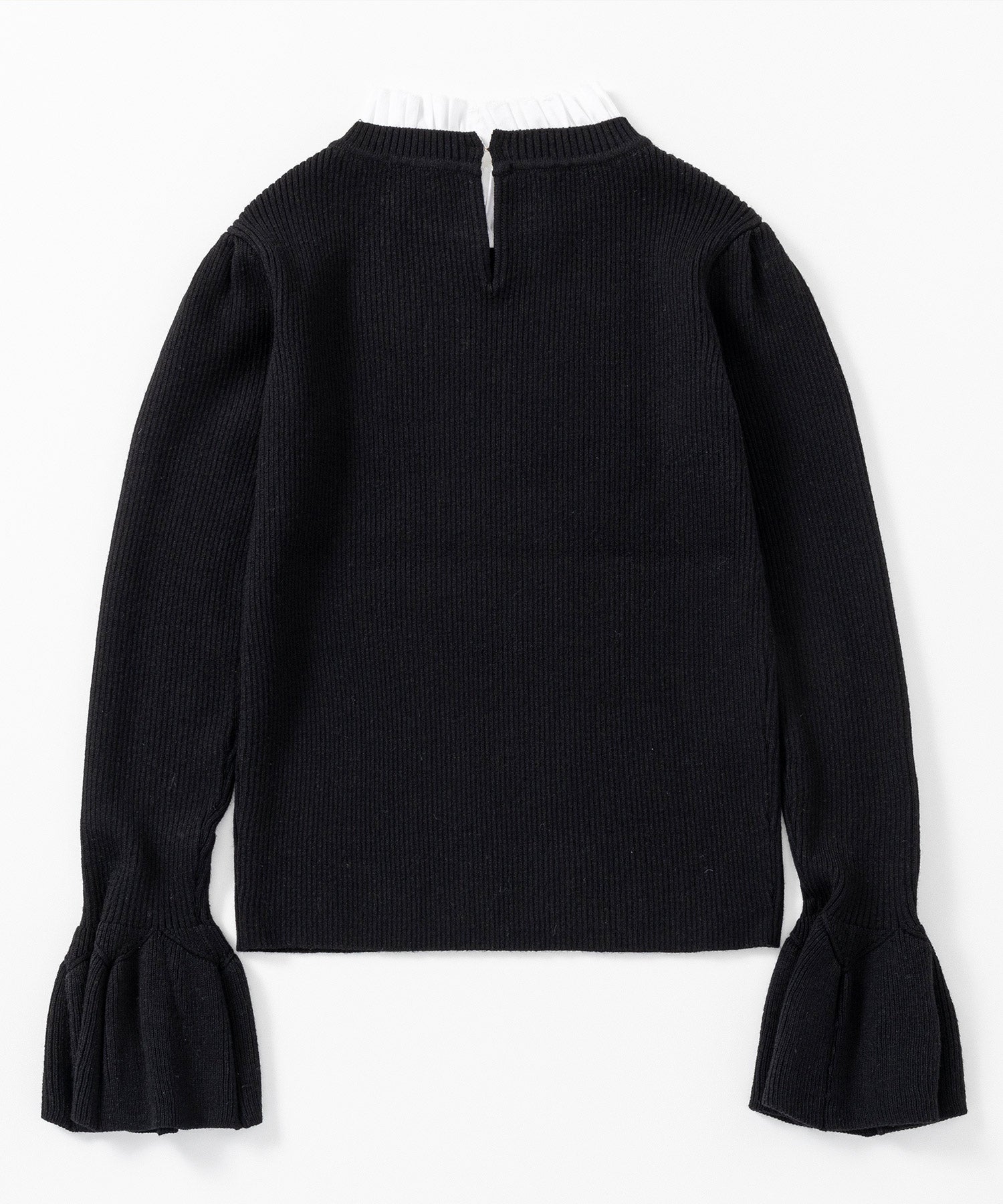 2WAYメロウハイネック衿付きニット