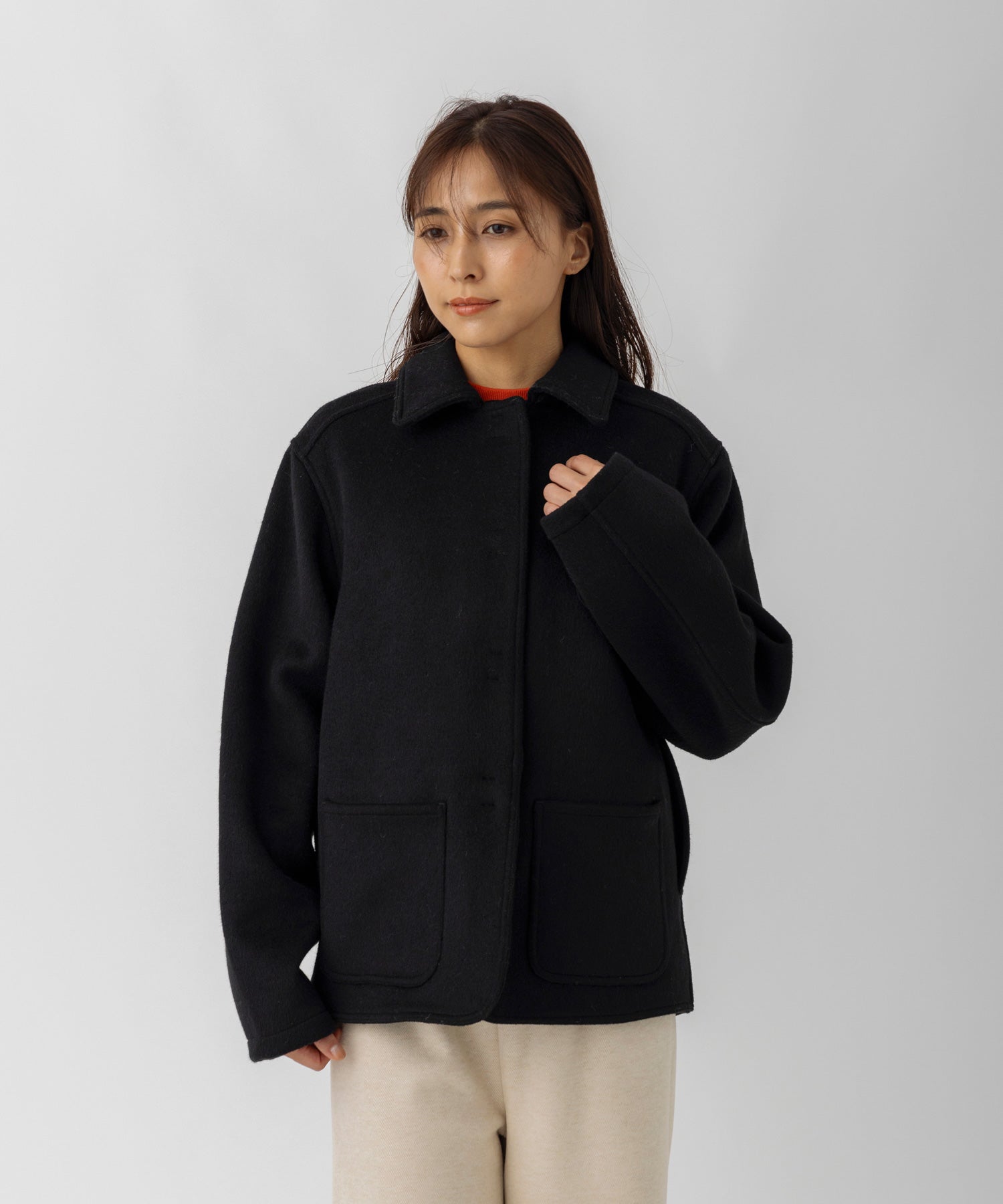 【10月上旬お届け予約商品】ウールショートジャケット