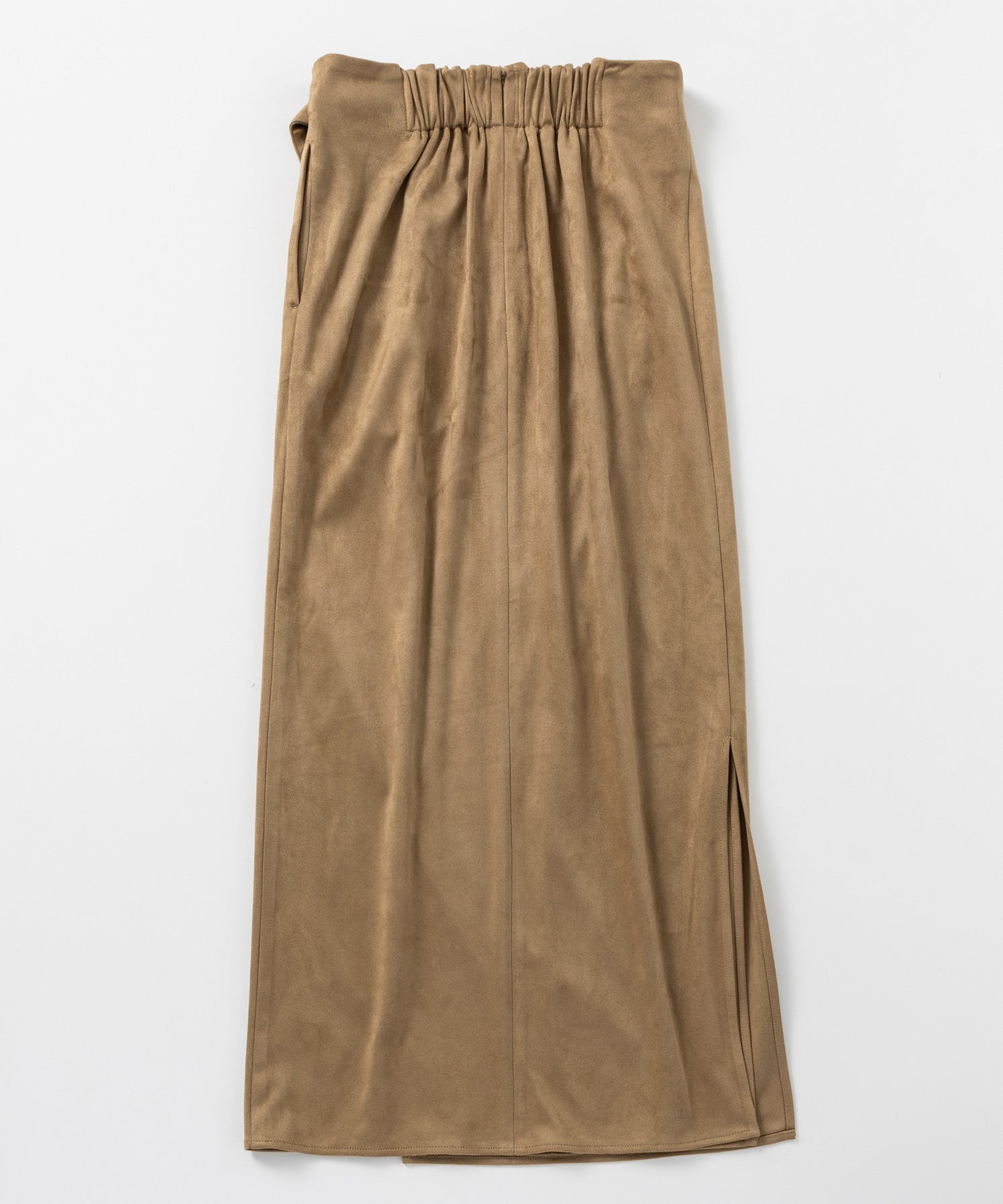 スエードラップタイトスカート