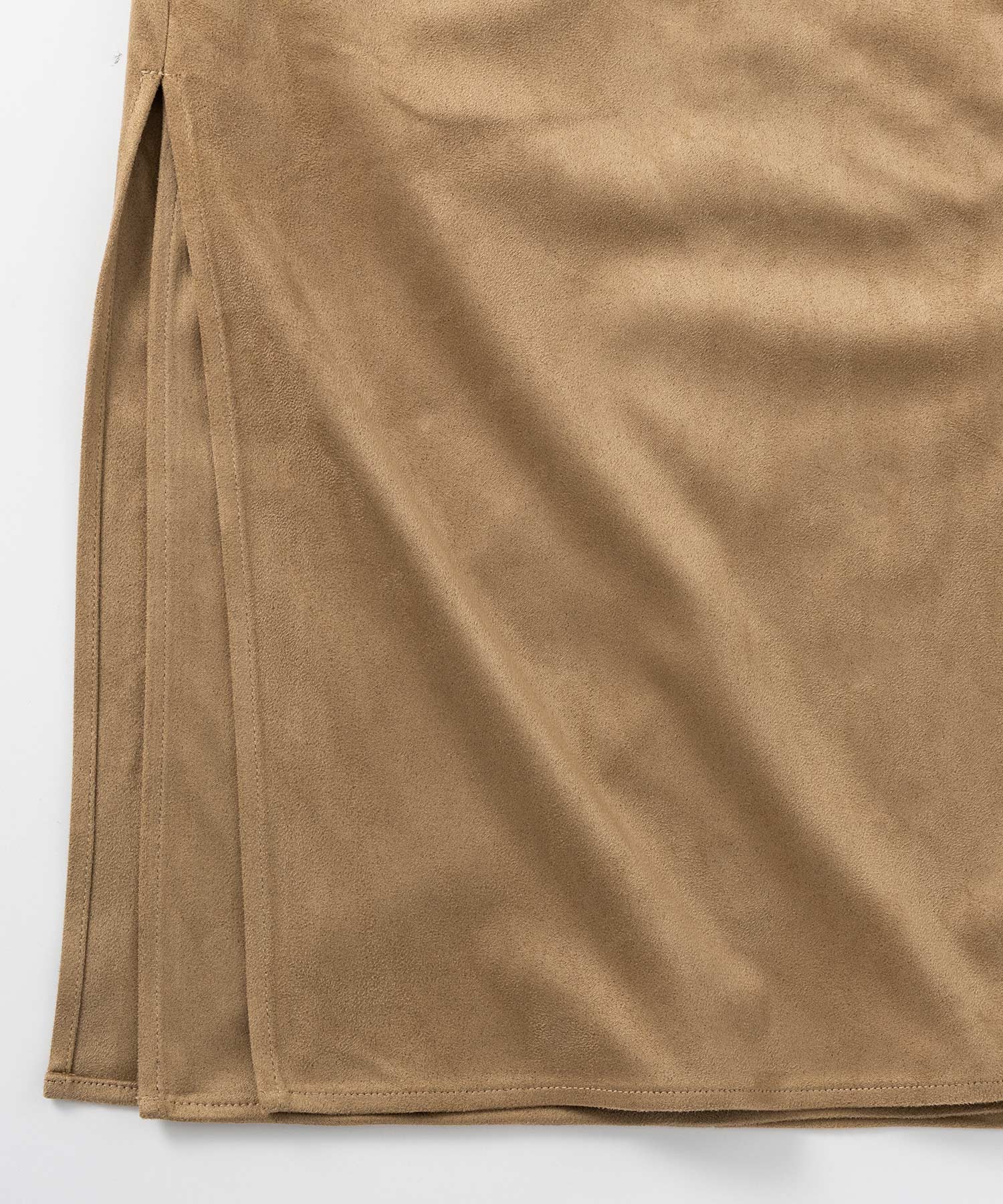 スエードラップタイトスカート