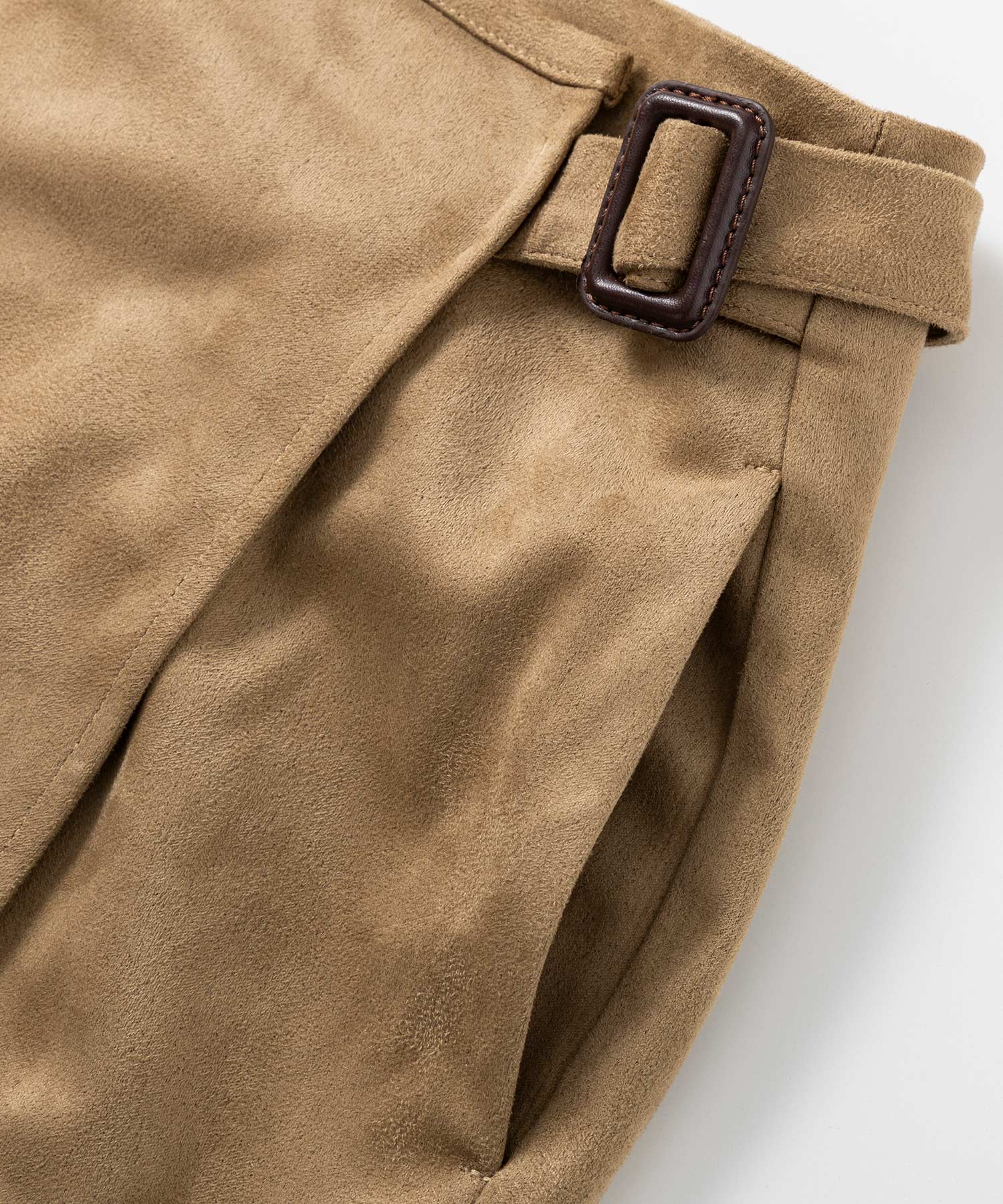 スエードラップタイトスカート