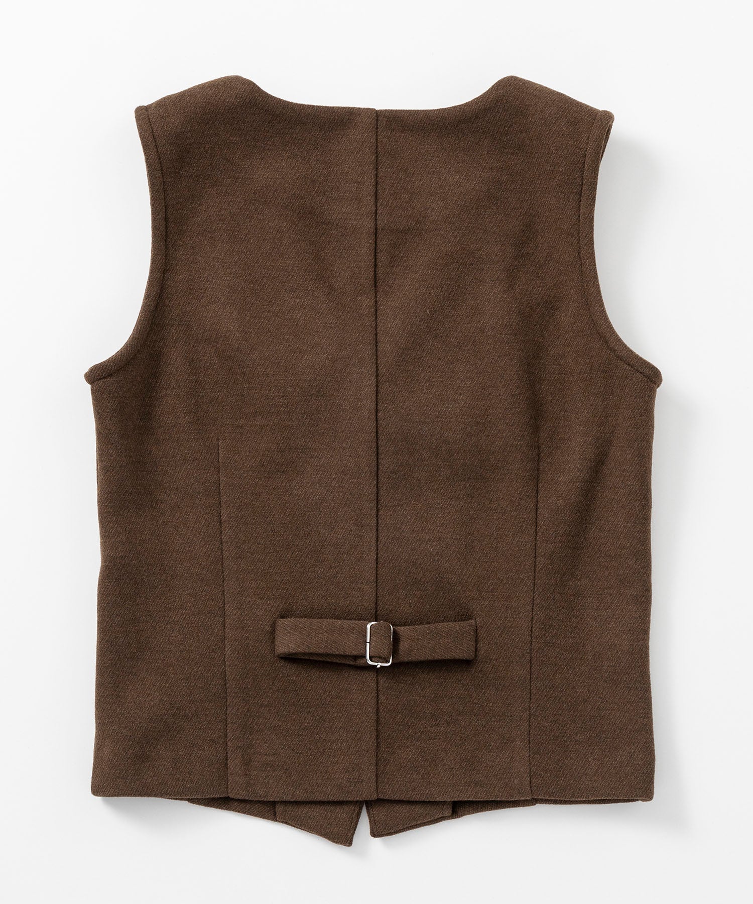 フェルトニットVネックジレ