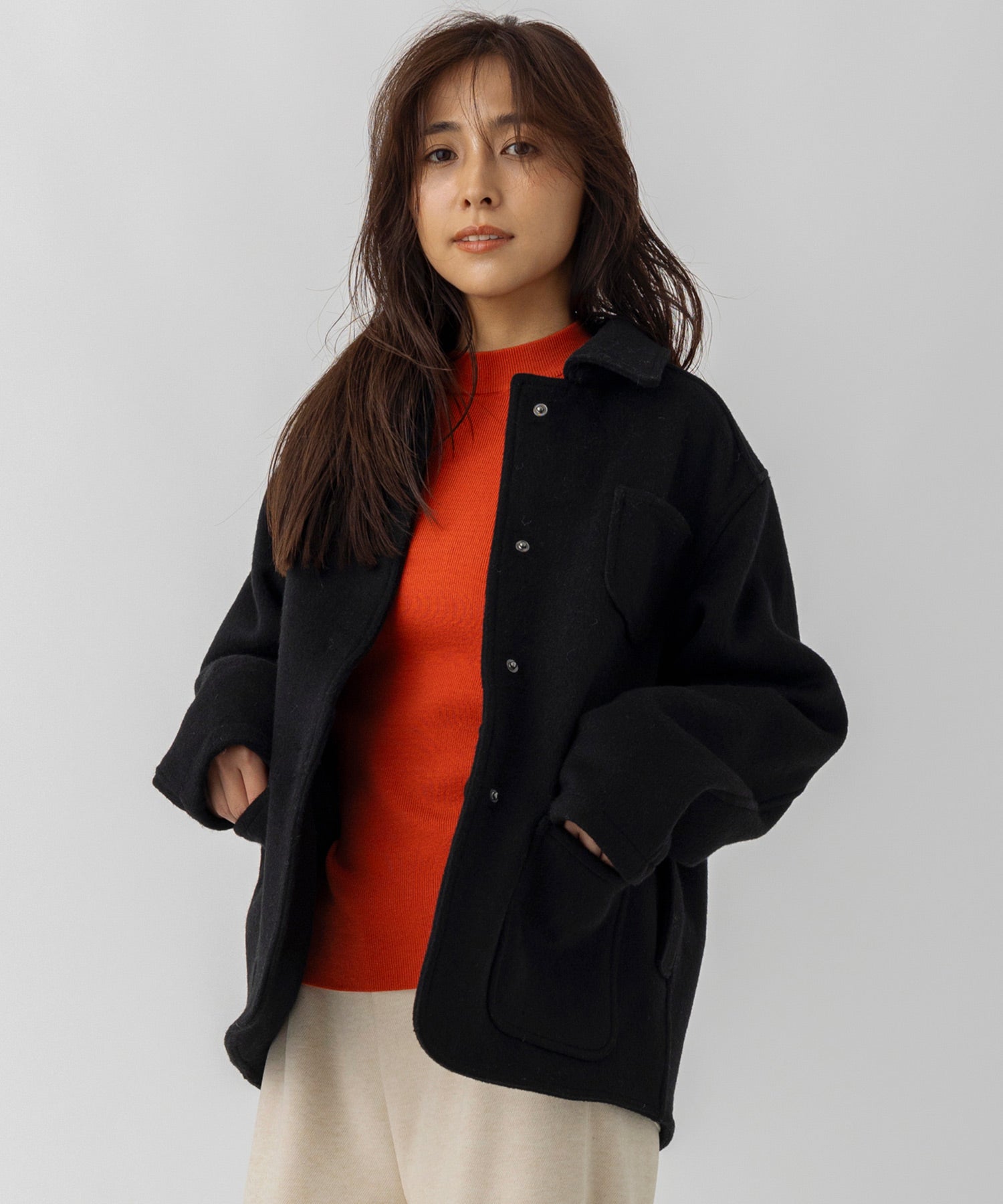 【9月下旬お届け予約商品】ウォッシャブルニットトップス