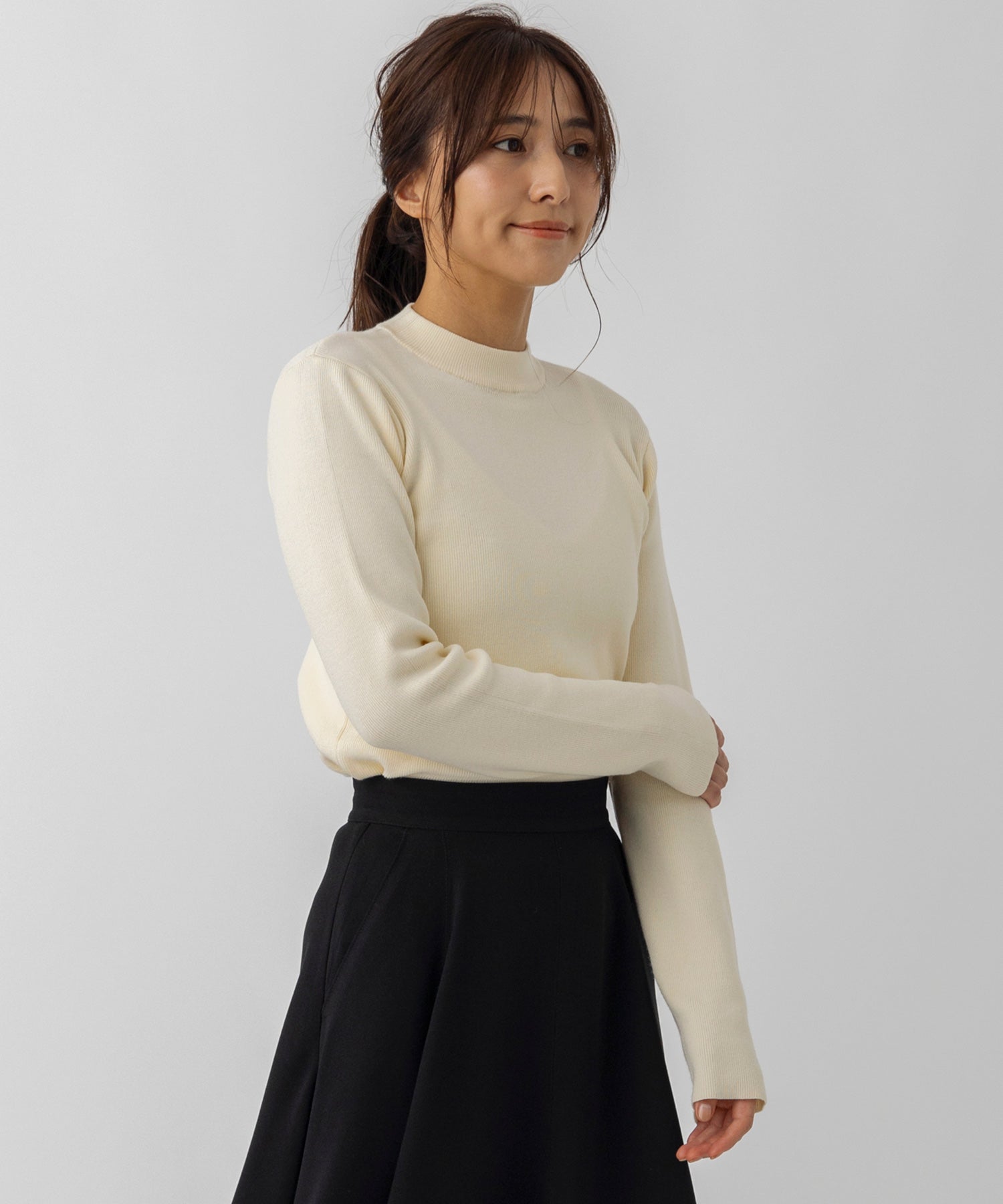 【9月下旬お届け予約商品】ウォッシャブルニットトップス